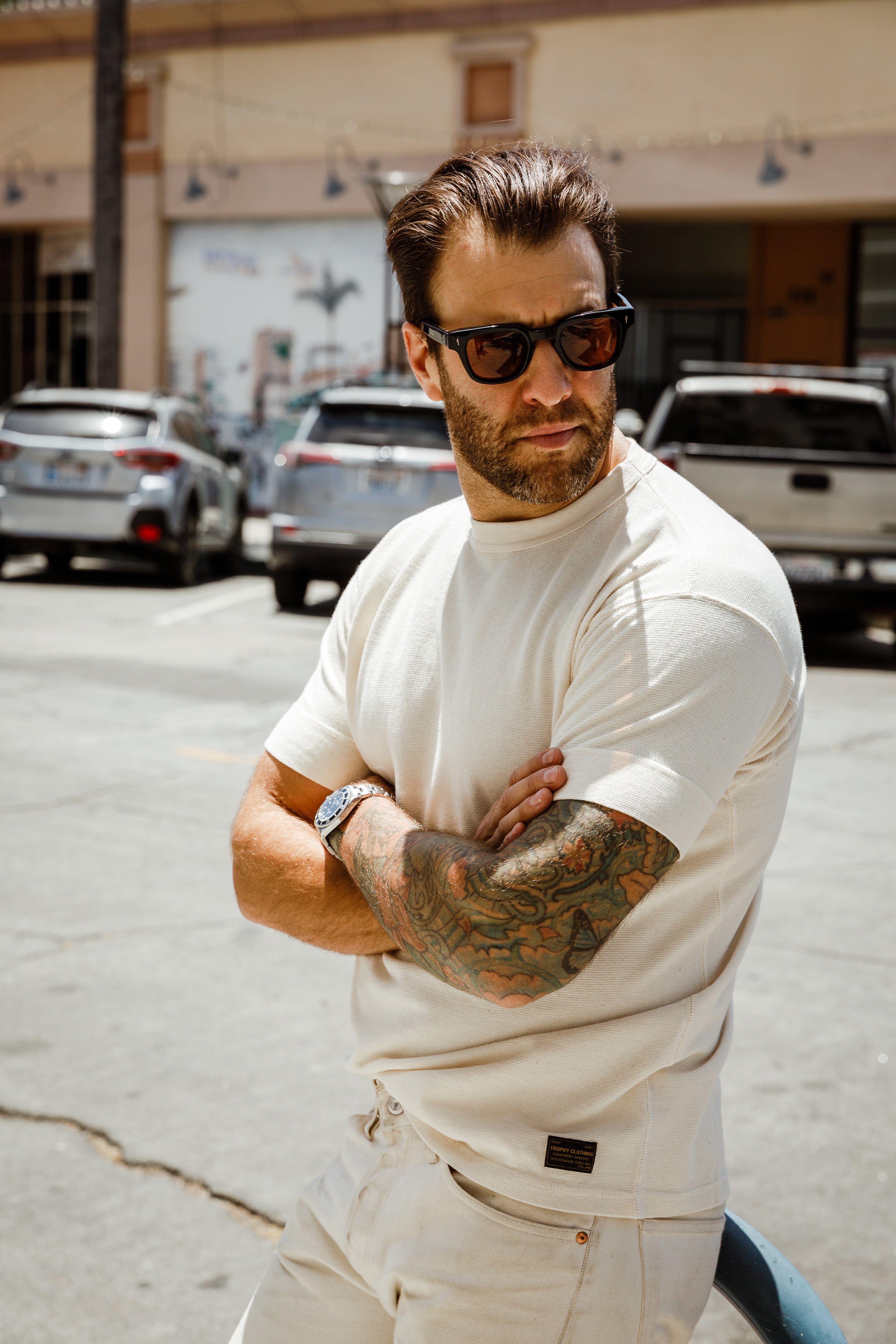 Trophy Clothing - Utility Mil Crew S/S Tee - Natural