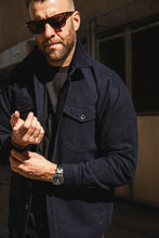 Benzak Denim Developers - CPO OverShirt - 14 oz Dark Navy Wool