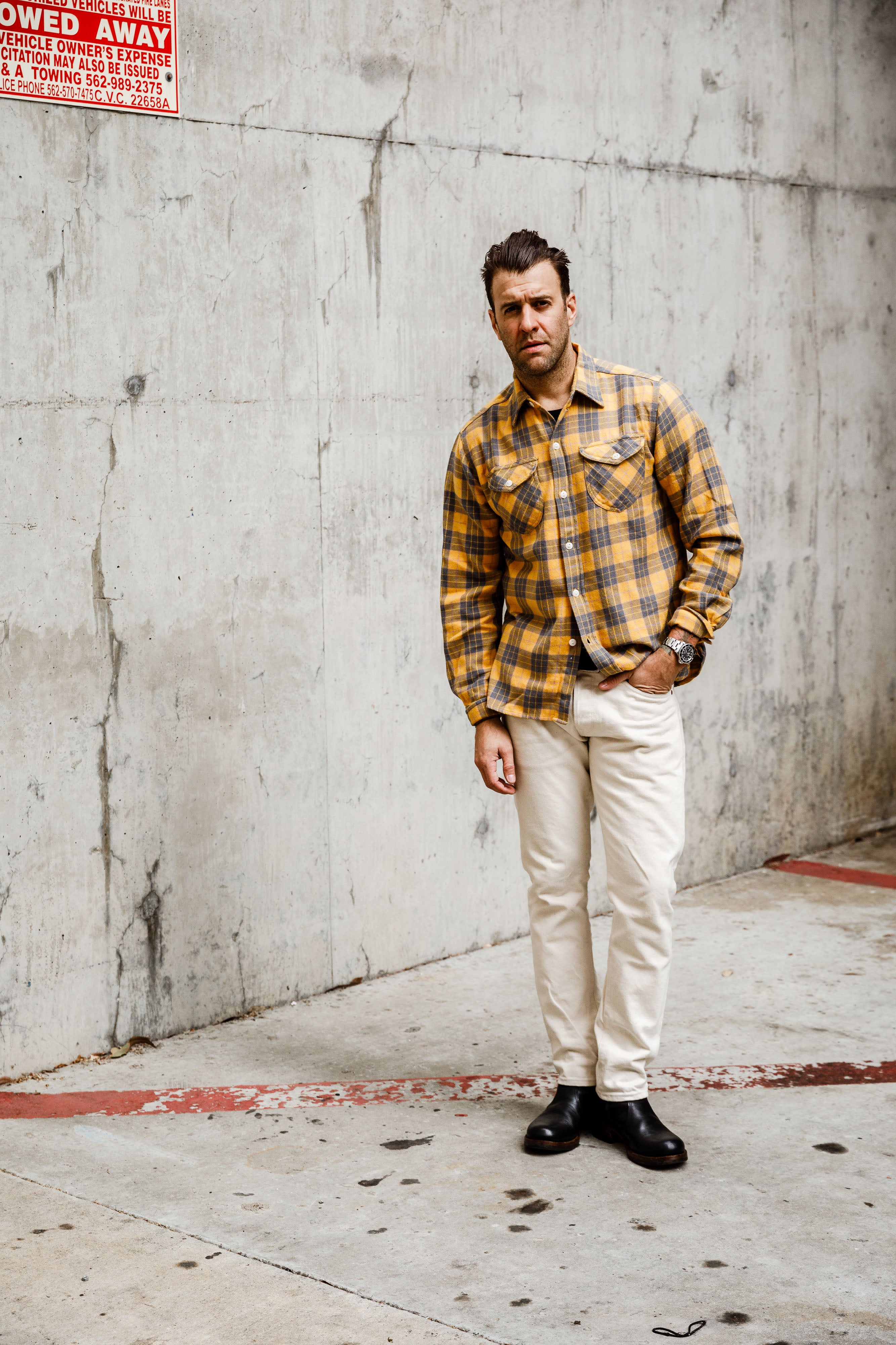 Wythe - Washed Flannel Workshirt - Daybreak