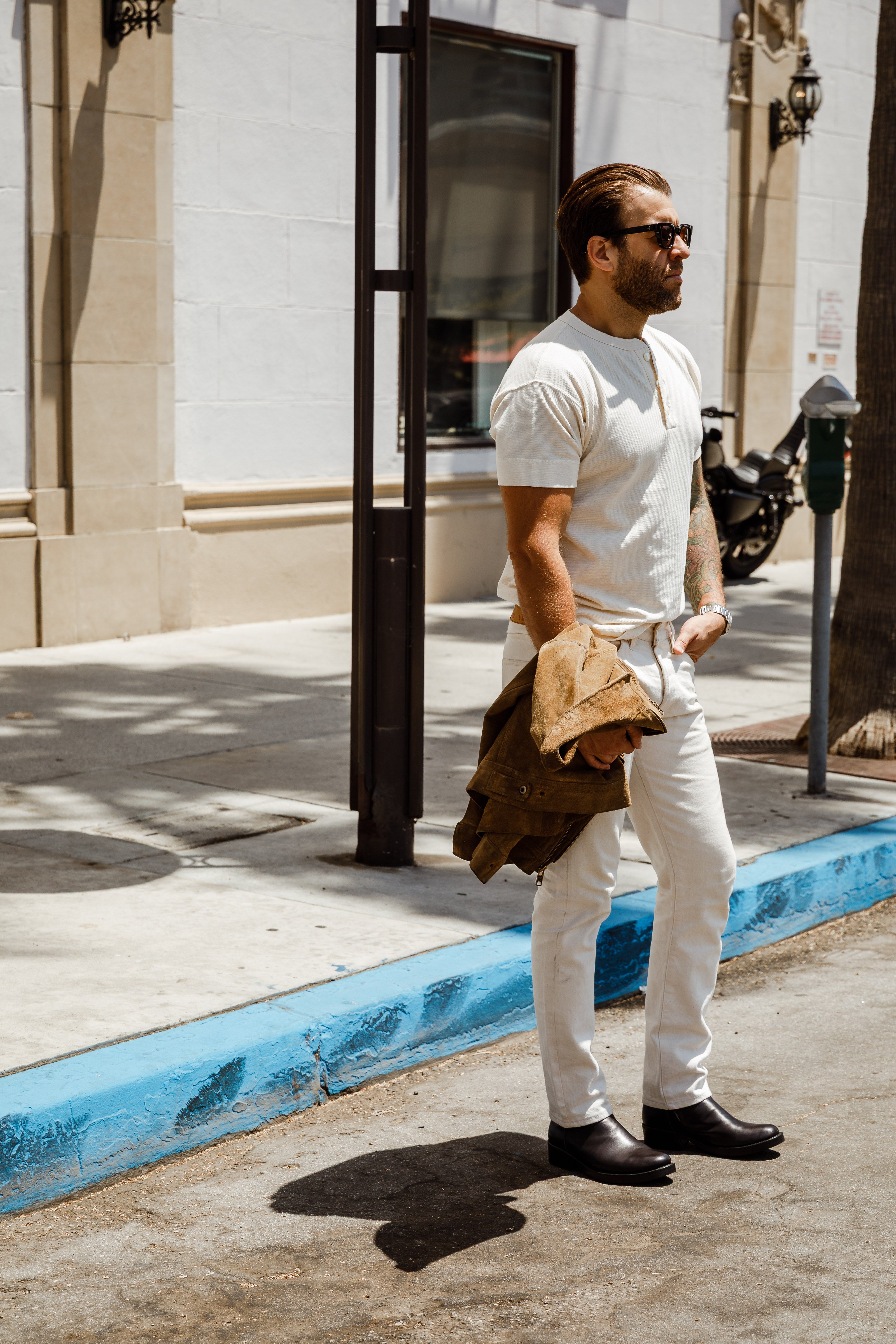 Trophy Clothing - Utility Mil S/S Henley - Natural