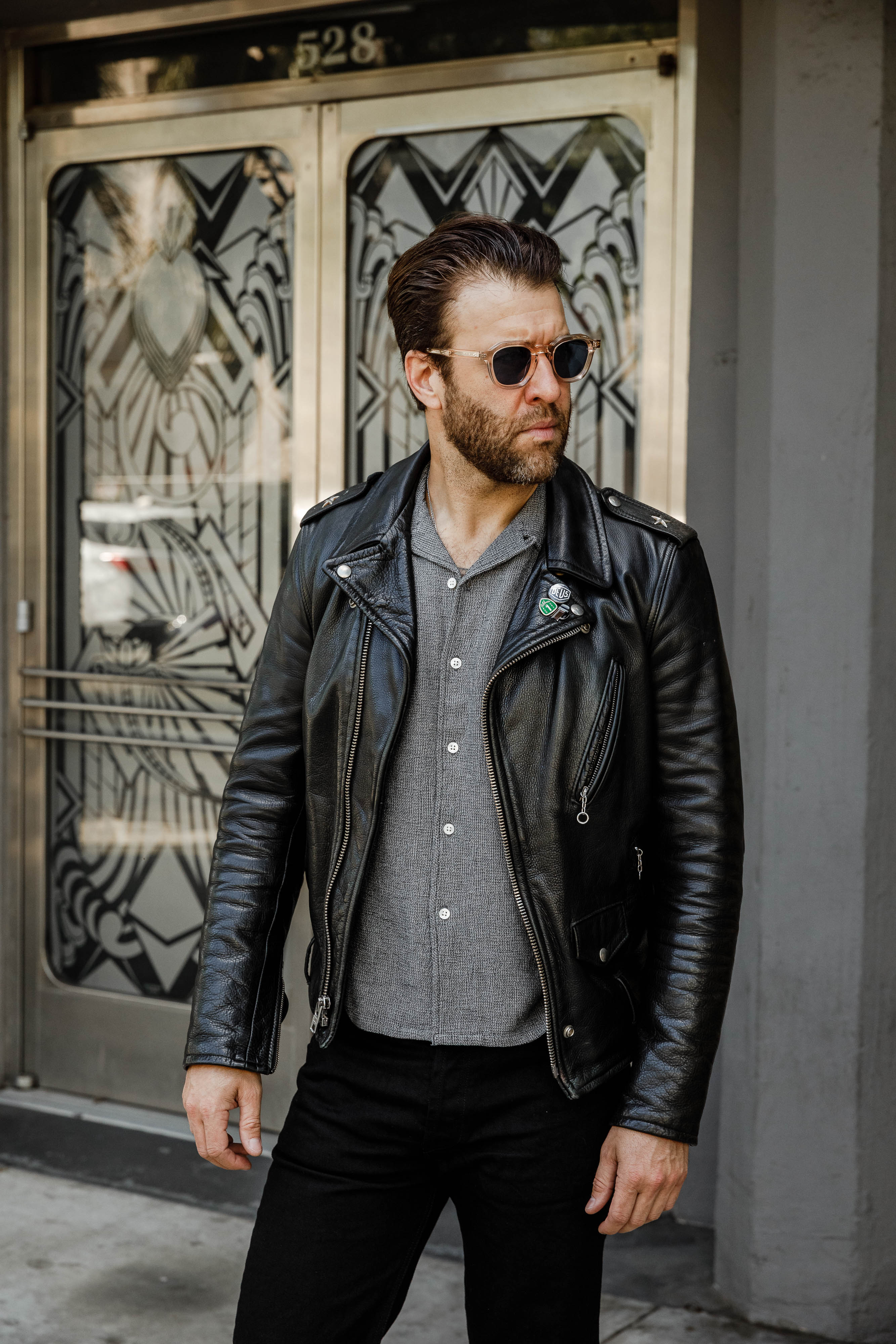 3sixteen - Loop Collar Shirt - Black Marled