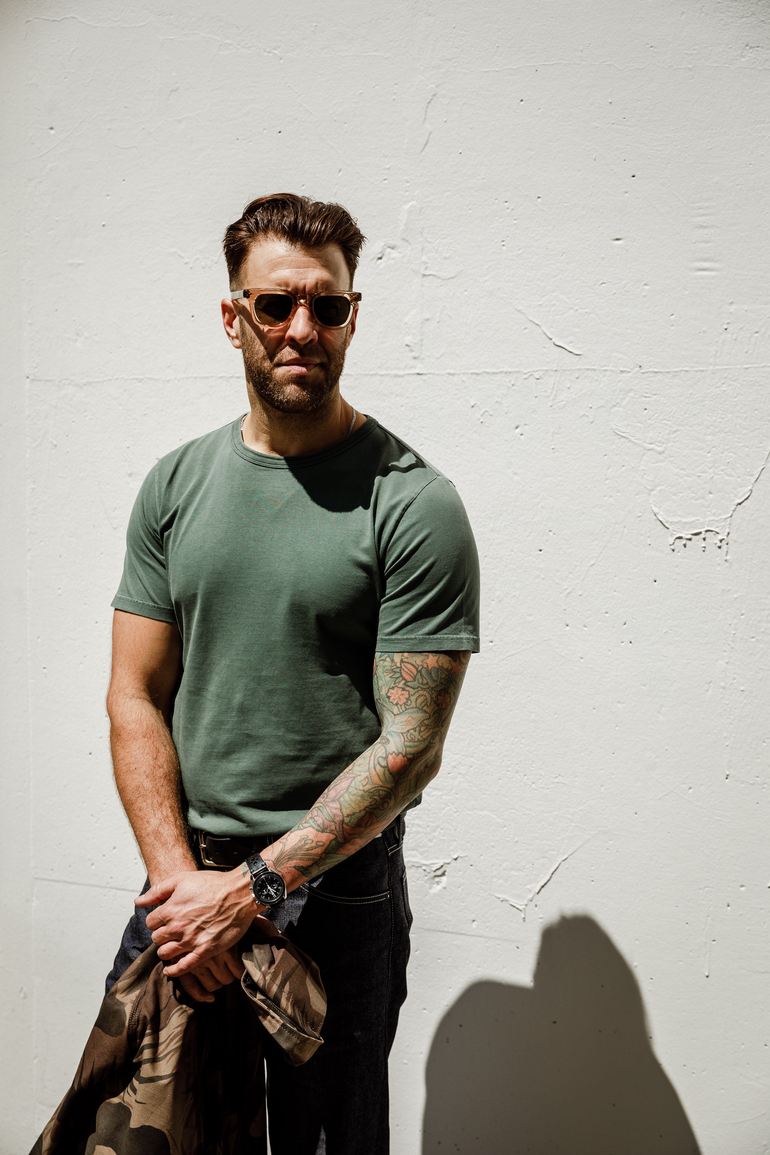 Benzak Denim Developers - BT-08 Classic Tee - Sage Green