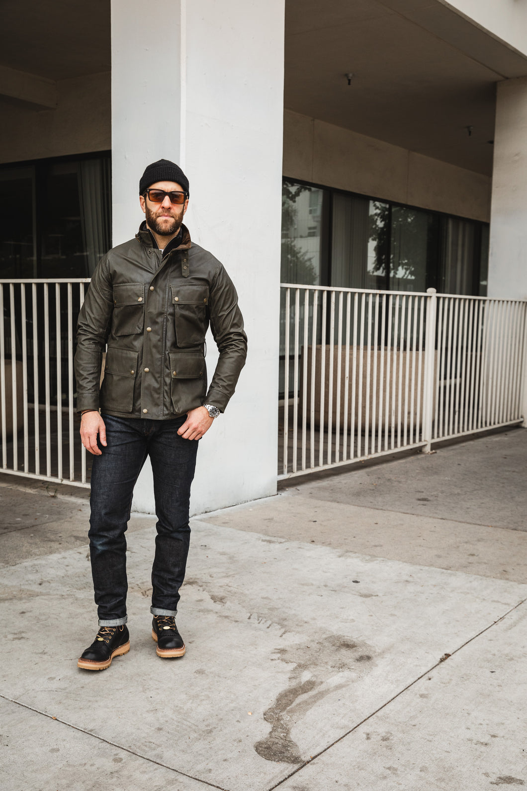 Addict Clothes - Waxed BMC Jacket - Olive – ButterScotch LB