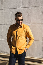 Naked & Famous - Easy Shirt - Cotton Dyed Corduroy - Golden Brown