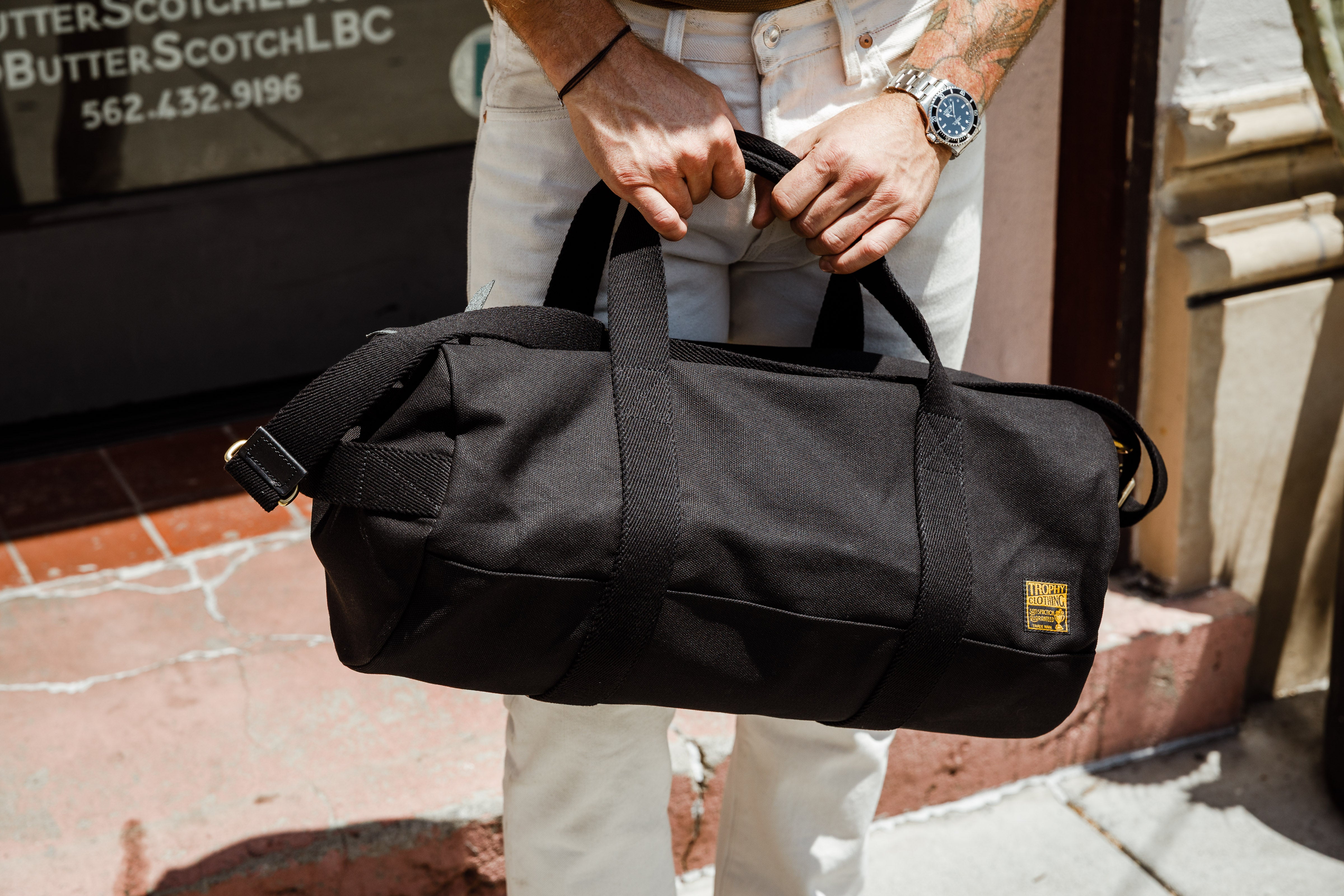 Trophy Clothing - Road Trip Bag - Medium - Black