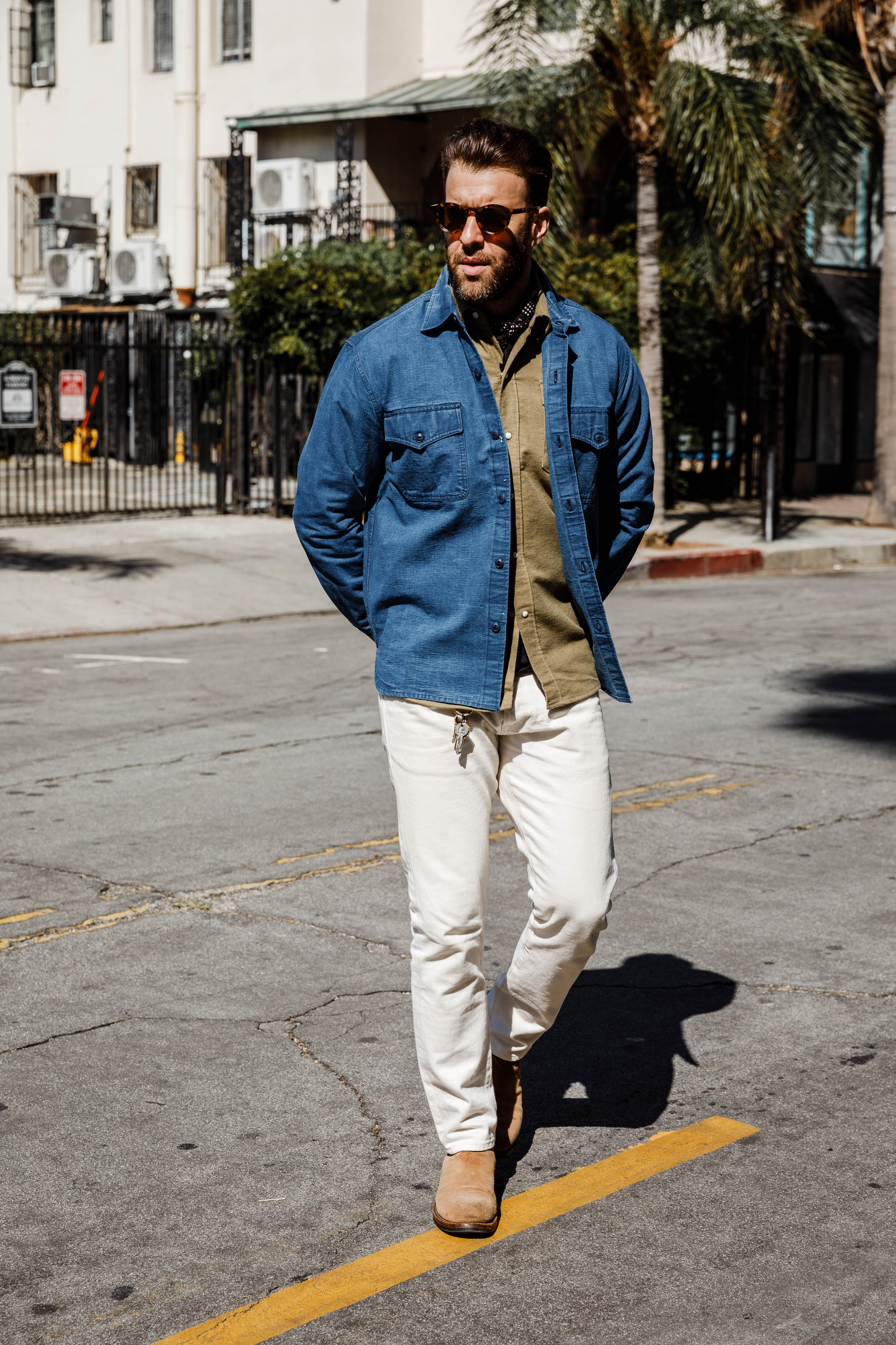 3sixteen - USN Overshirt - Stonewashed Indigo Canvas