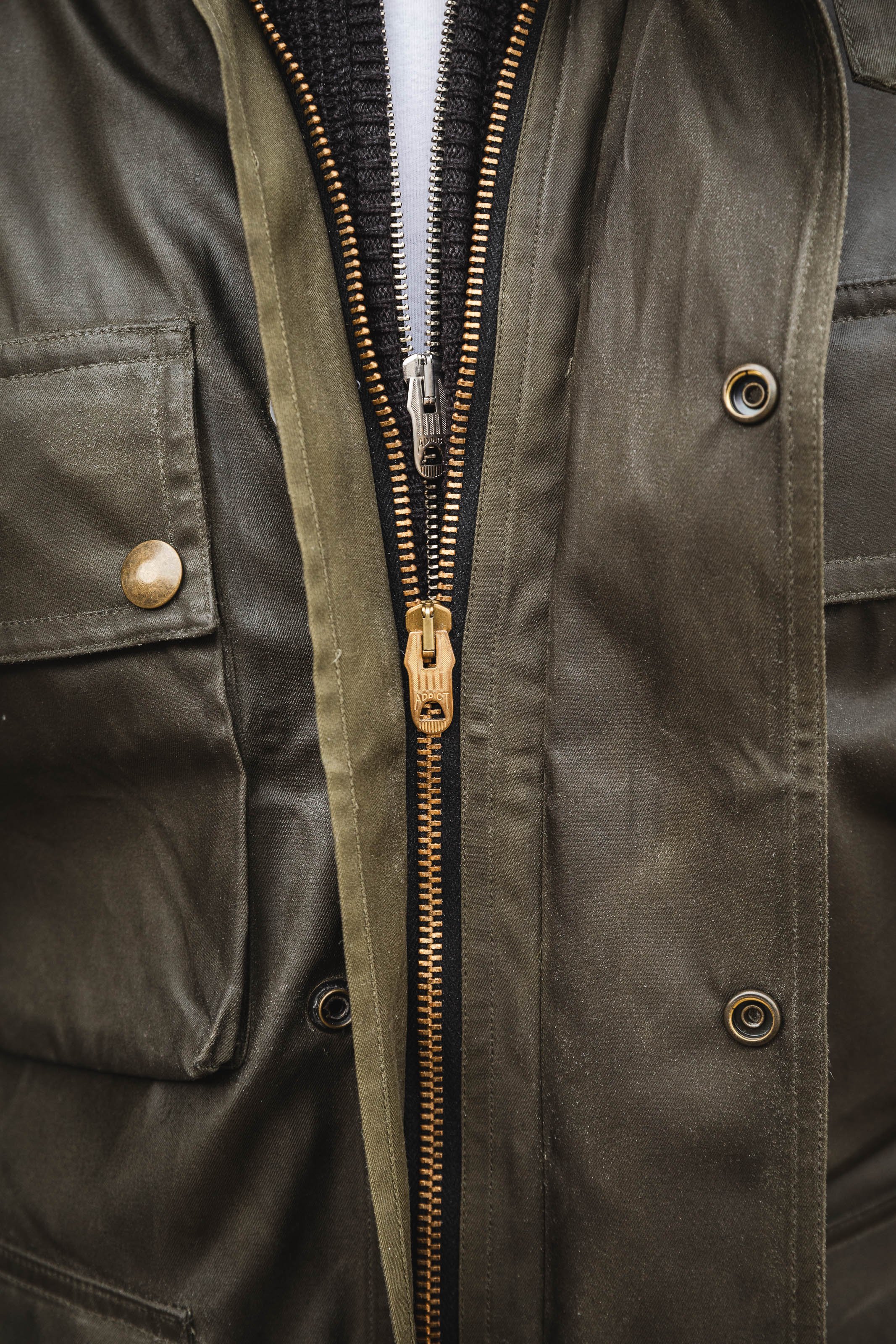 Addict Clothes - Waxed BMC Jacket - Olive