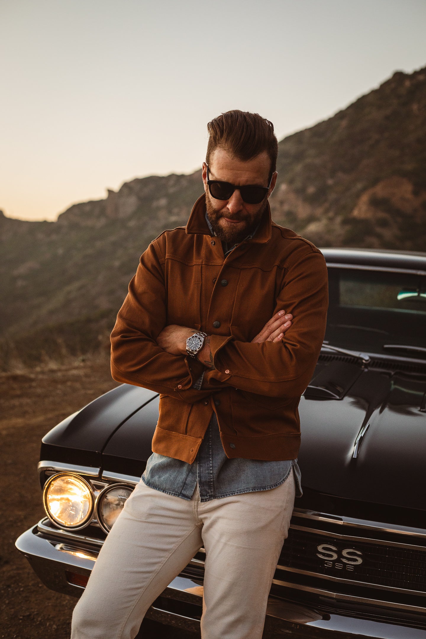 Wythe - Two Pocket Ranch Jacket - Bay Brown