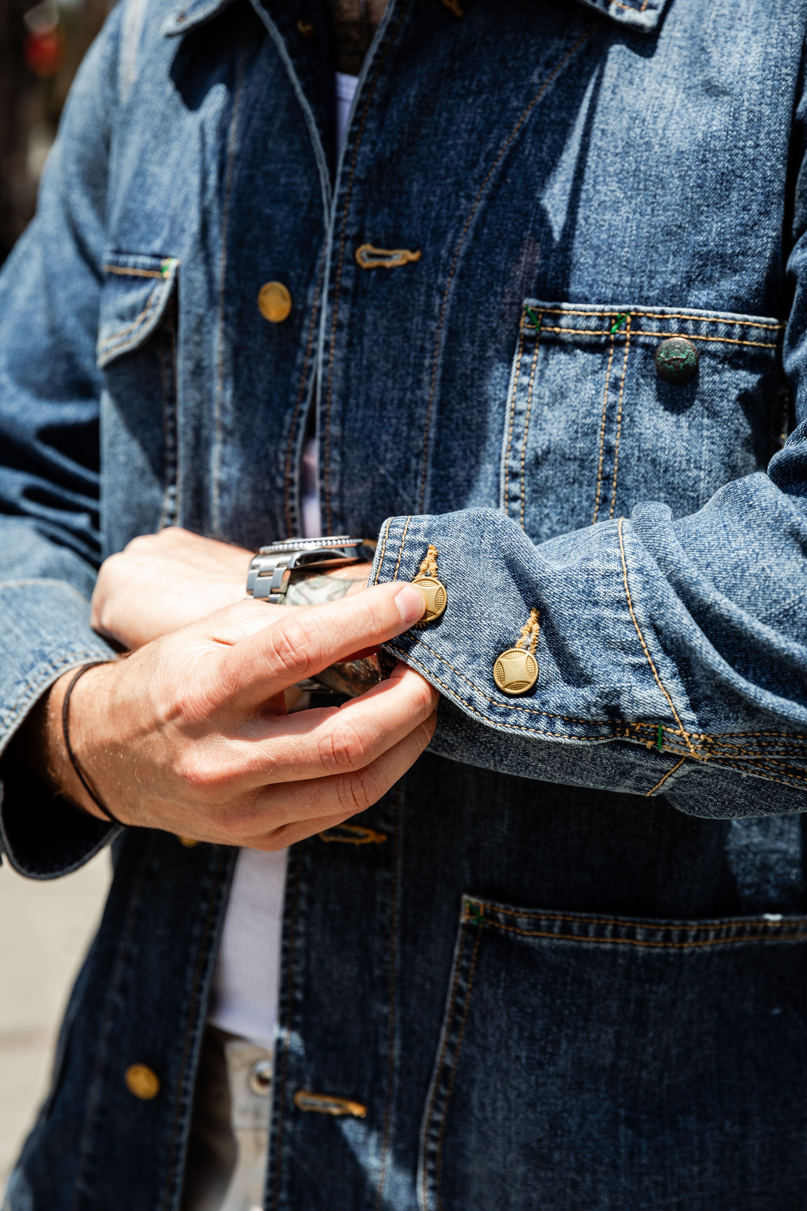 Wythe - Denim Barn Jacket - Washed Indigo