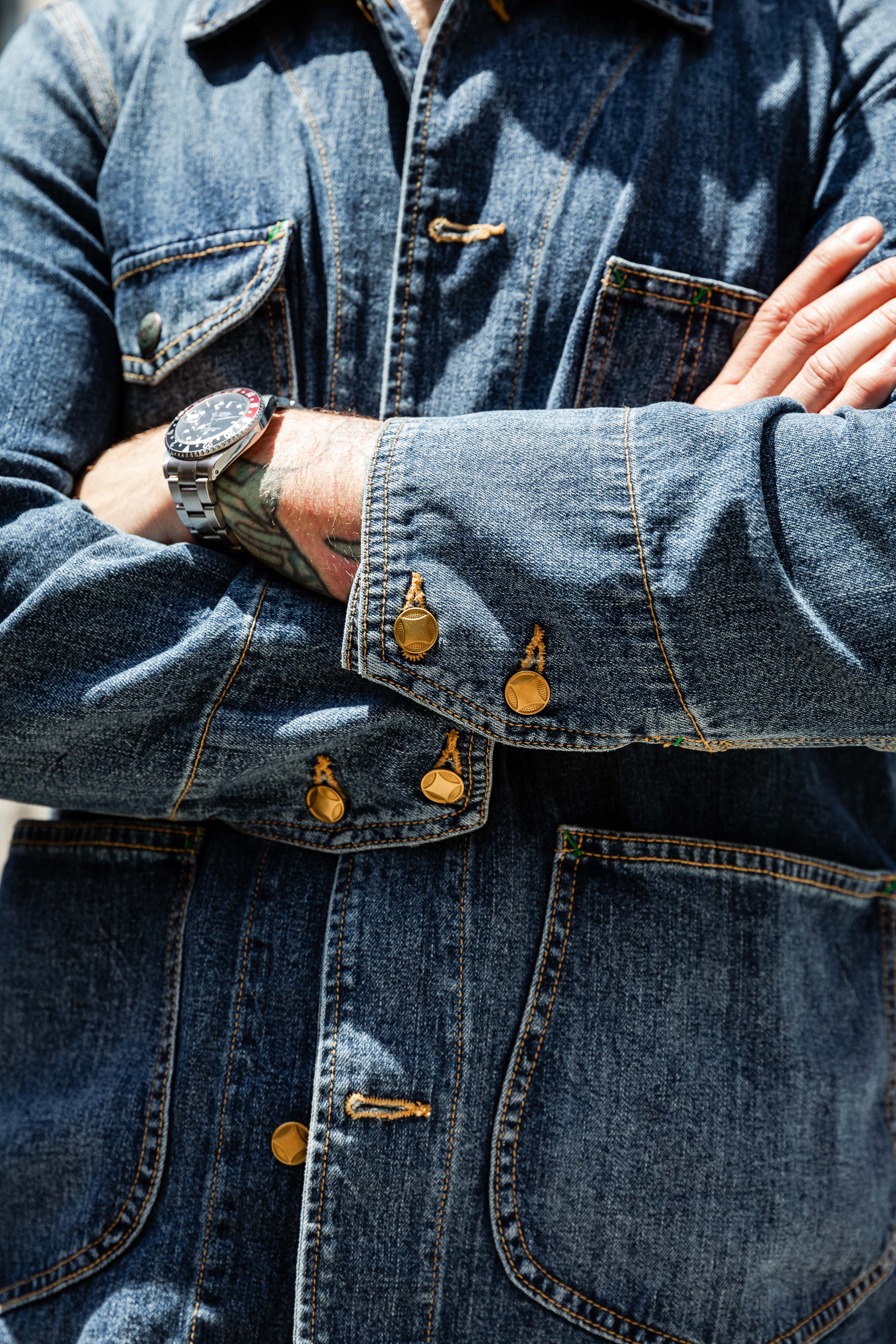 Wythe - Denim Barn Jacket - Washed Indigo