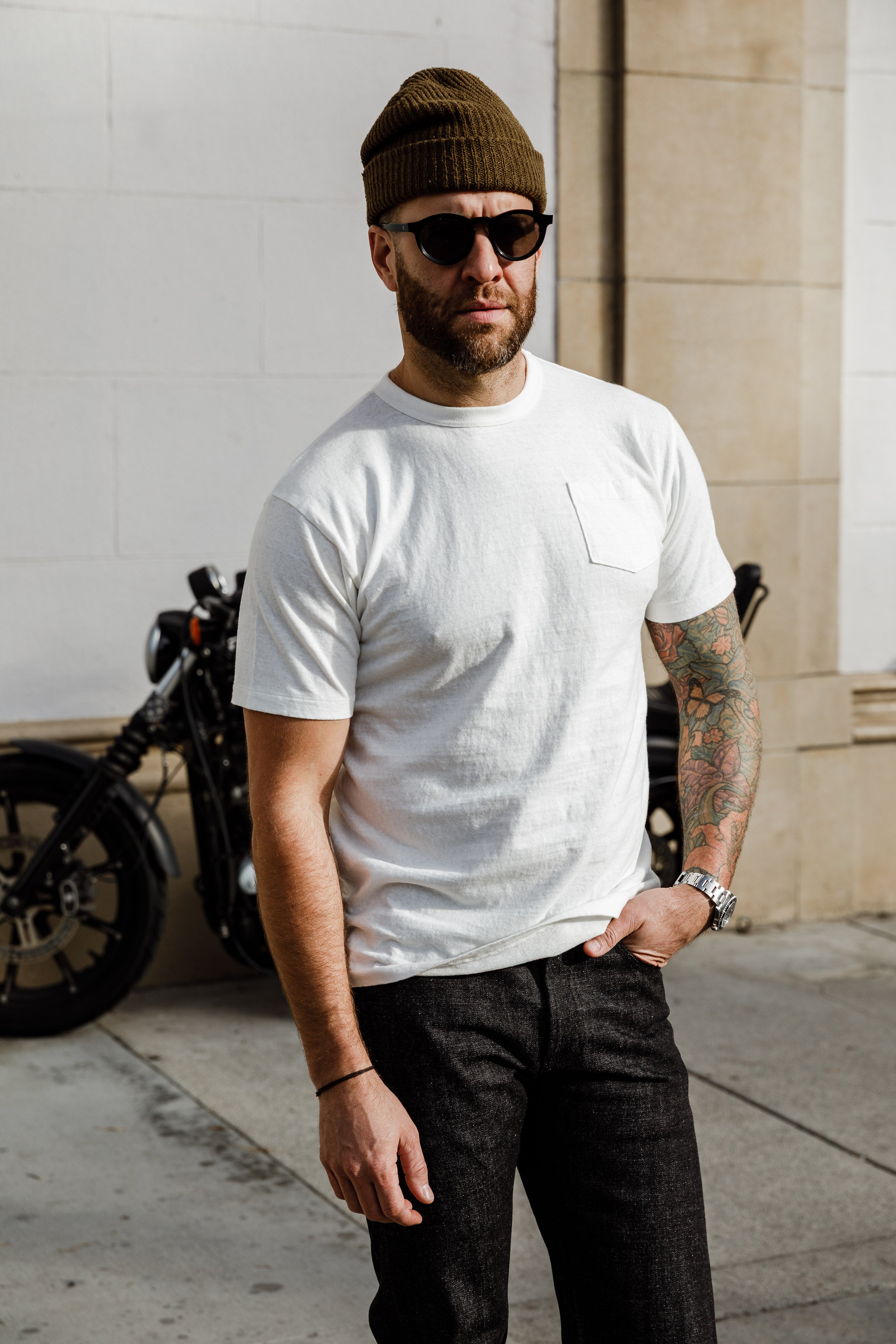 Sunray Sportswear - Hanalei Pocket T-Shirt - Off White