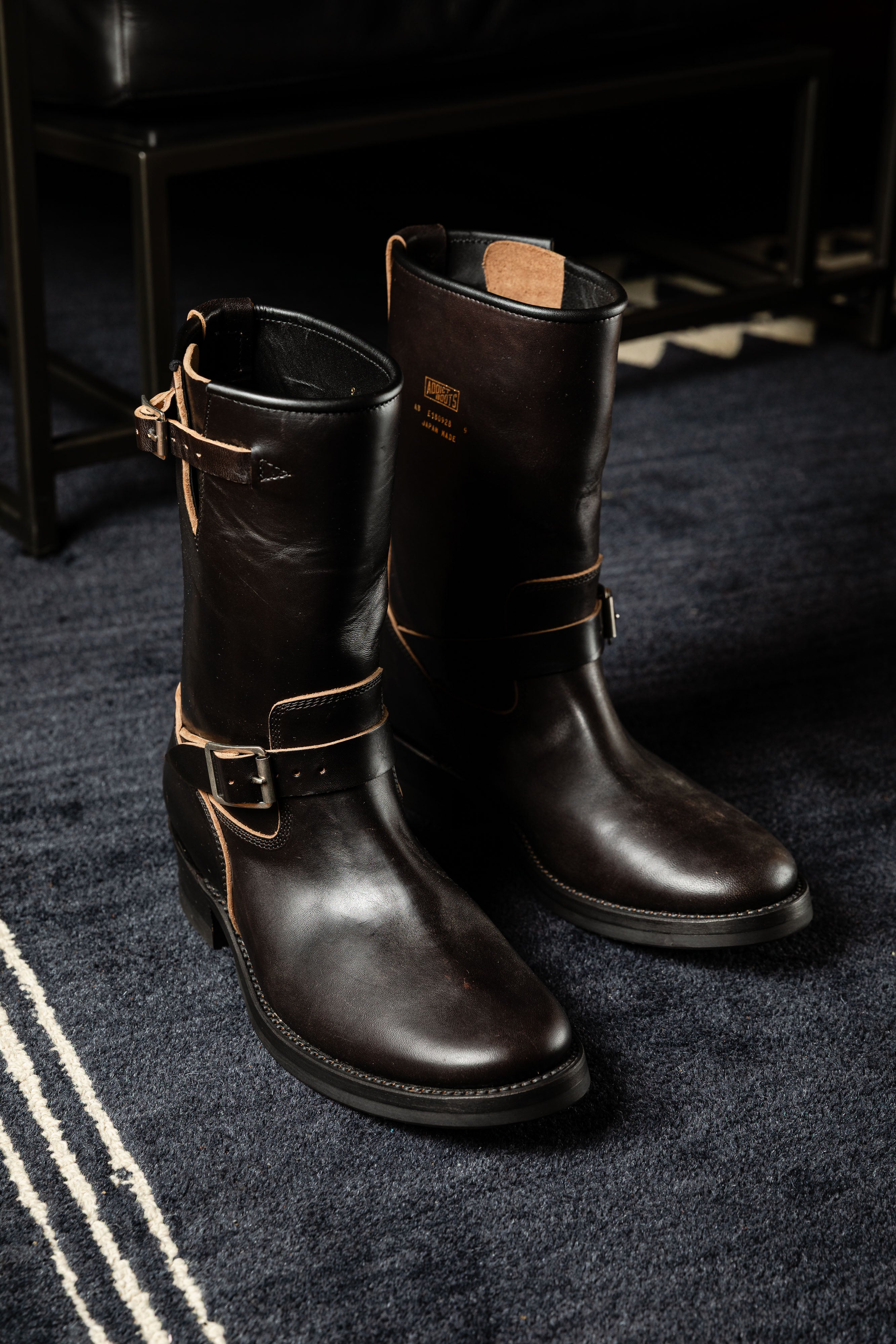 Addict Clothes - Horsebutt Engineer Boot - Black