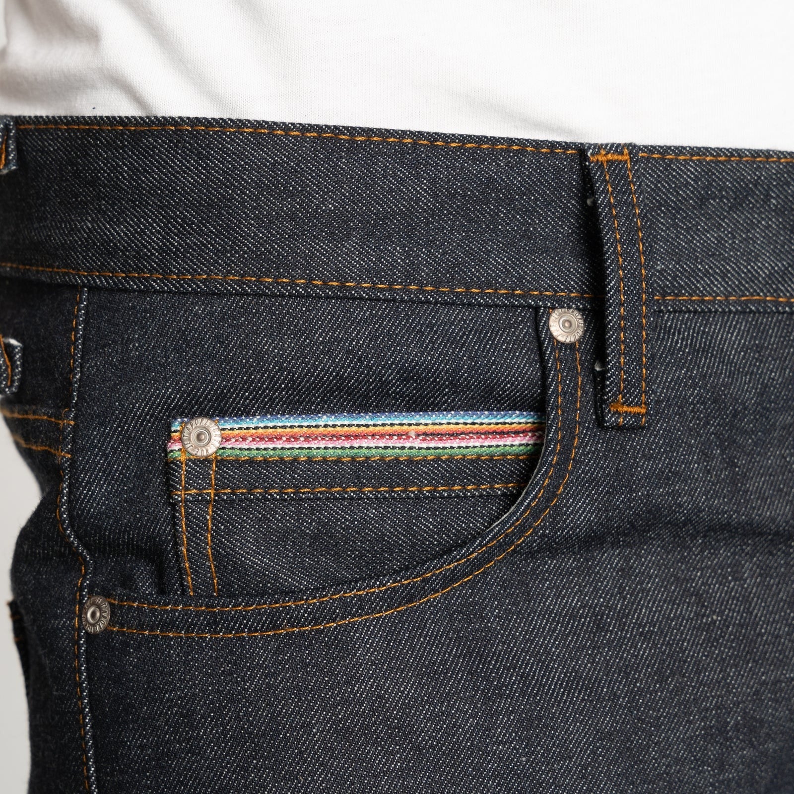 Naked & Famous - Super Guy - Dia de los Muertos Selvedge