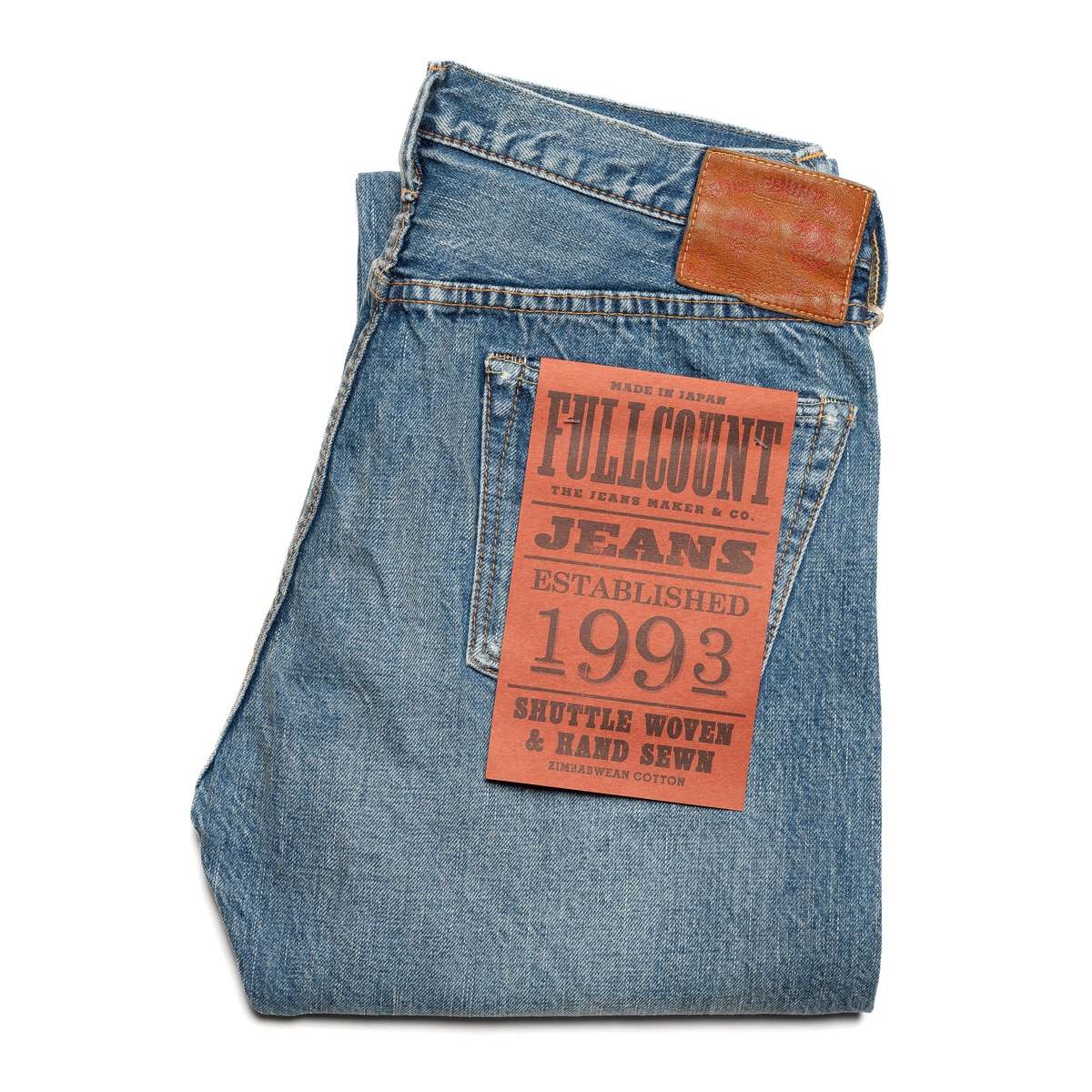 Full Count - 1108 Slim Straight - Dartford Washed 13.7oz