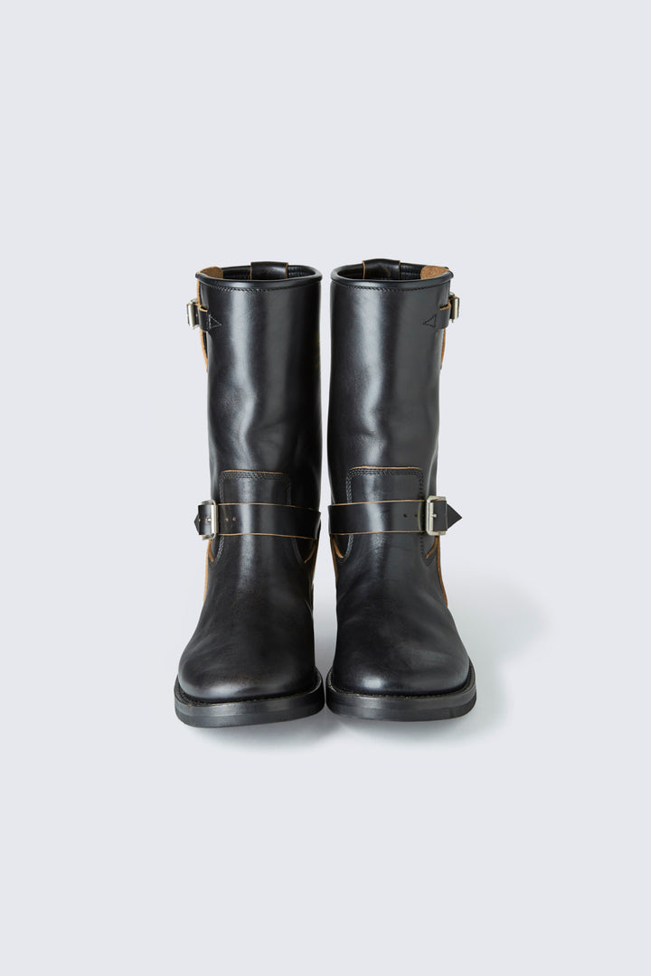 Addict Clothes - Horsebutt Engineer Boot - Black