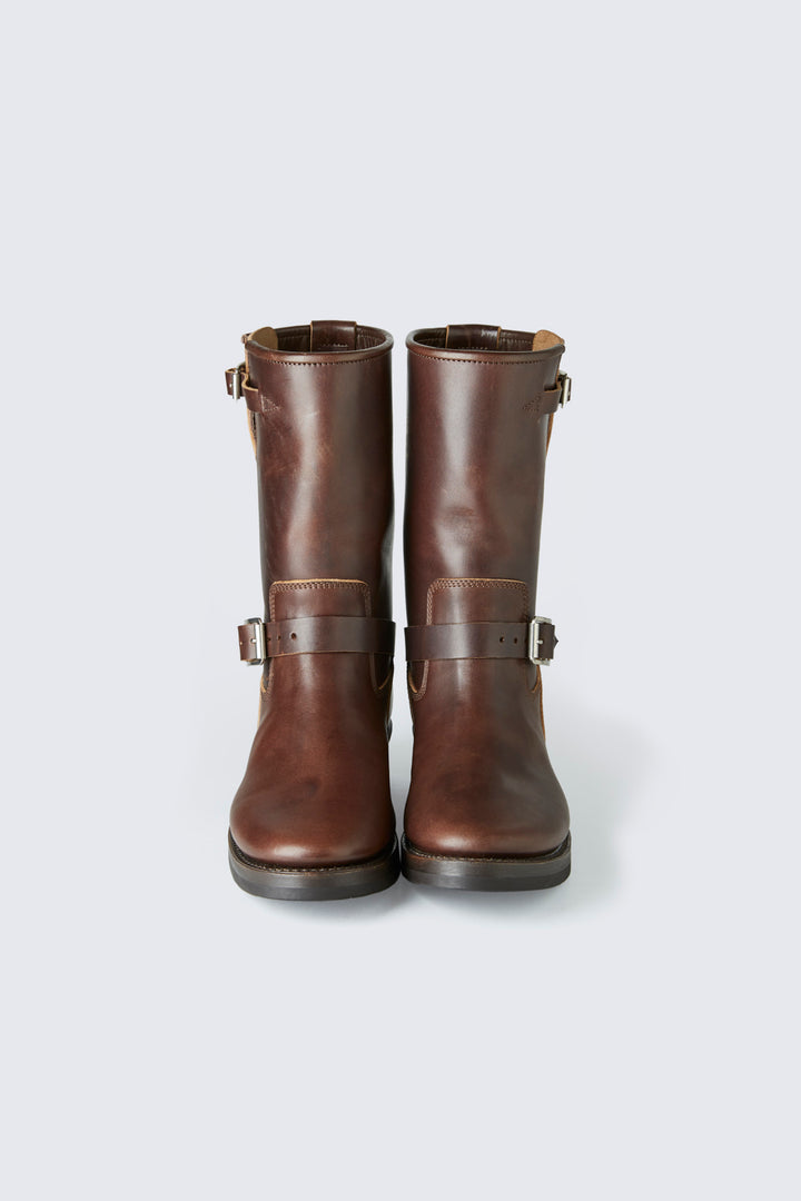 Addict Clothes - Horsebutt Engineer Boot - Brown