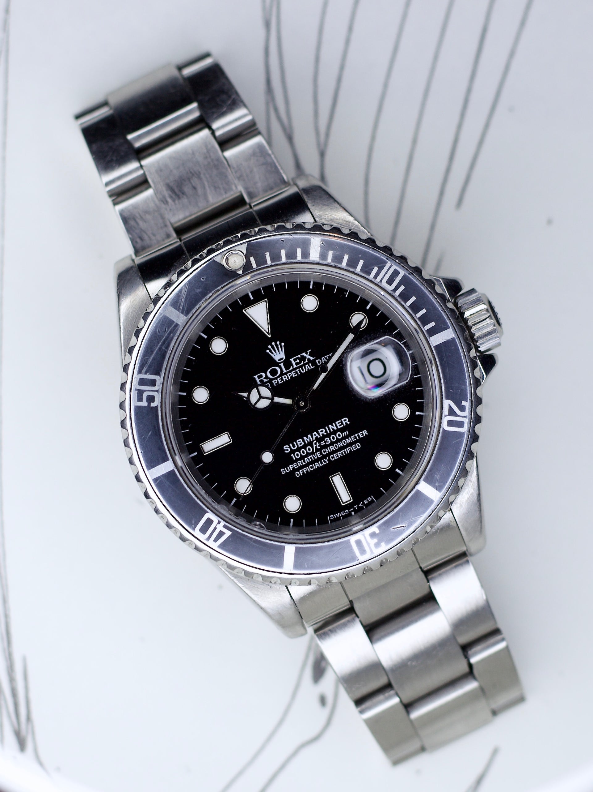 Submariner Swiss Made Swiss T 25 Rolex Rolex Submariner 16233 300m