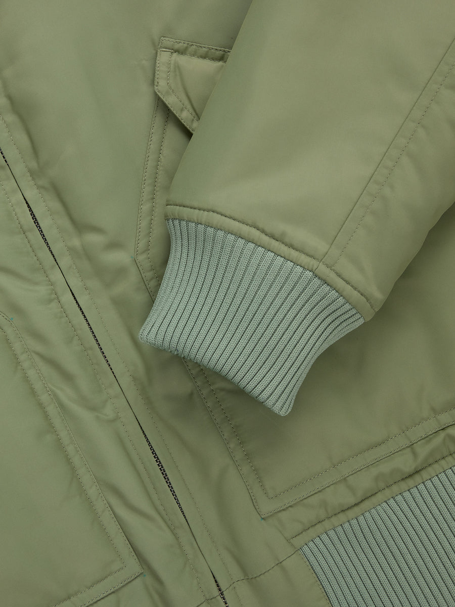 3sixteen - CWU Flight Jacket - Sage Aviator Satin