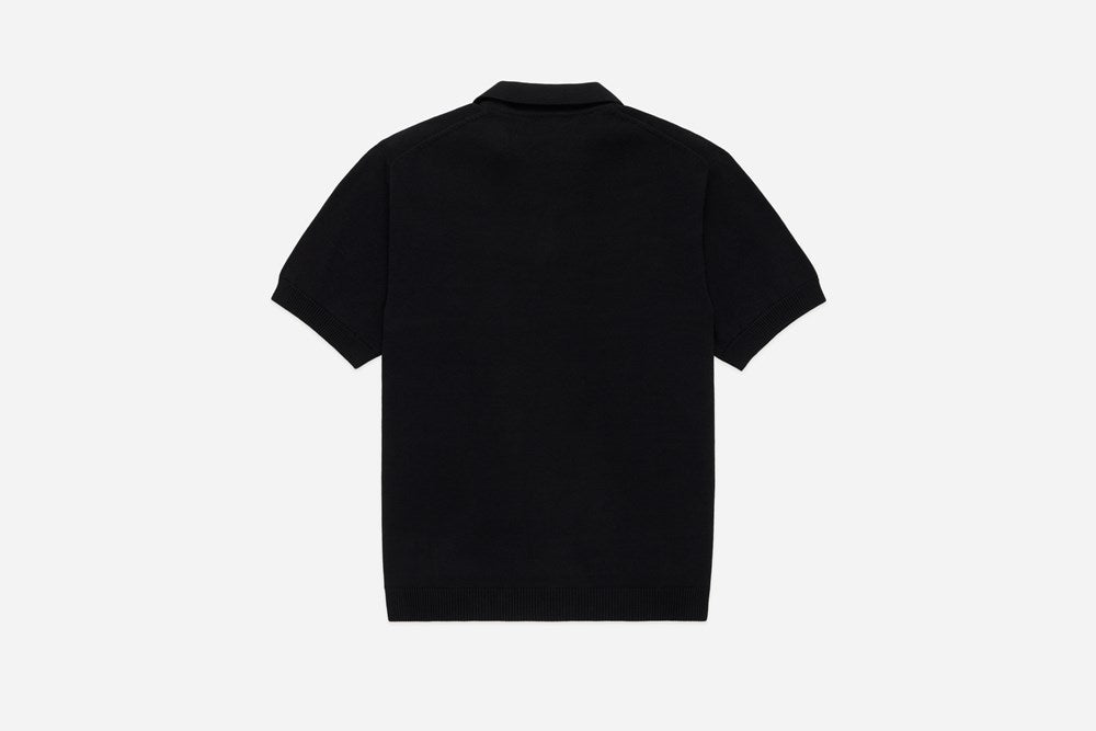 3sixteen - Knit Polo - Black Pima Cotton