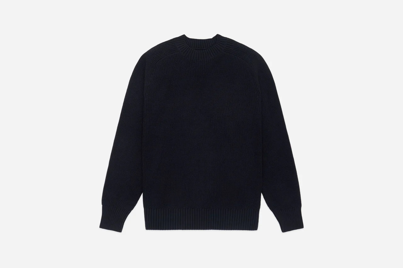 3sixteen - Cotton Crewneck Sweater - Black