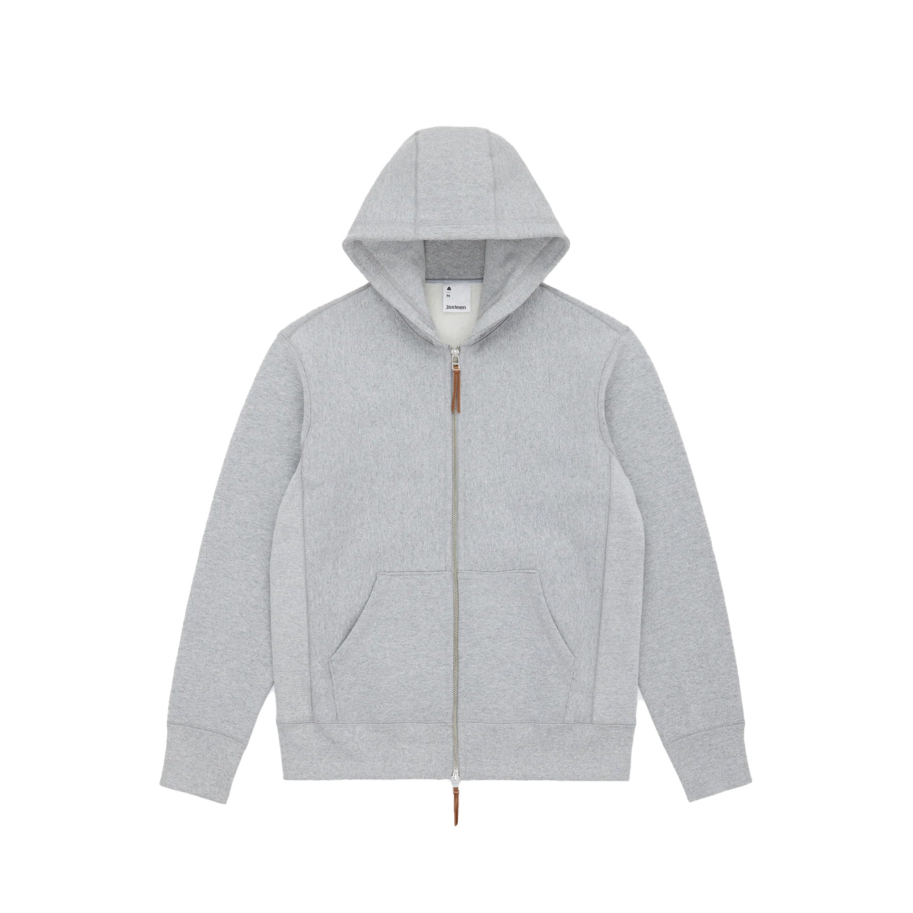 3sixteen - Heavyweight Zip Hoody - Grey