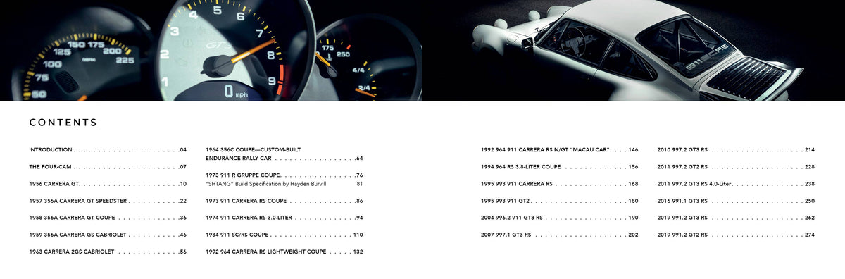 Coffee Table Book - Air & Water: Rare Porsches, 1956-2019