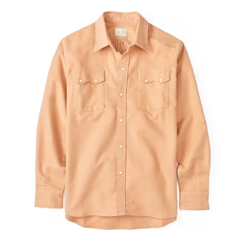 Wythe - Moleskin Pearlsnap Shirt - Nectar