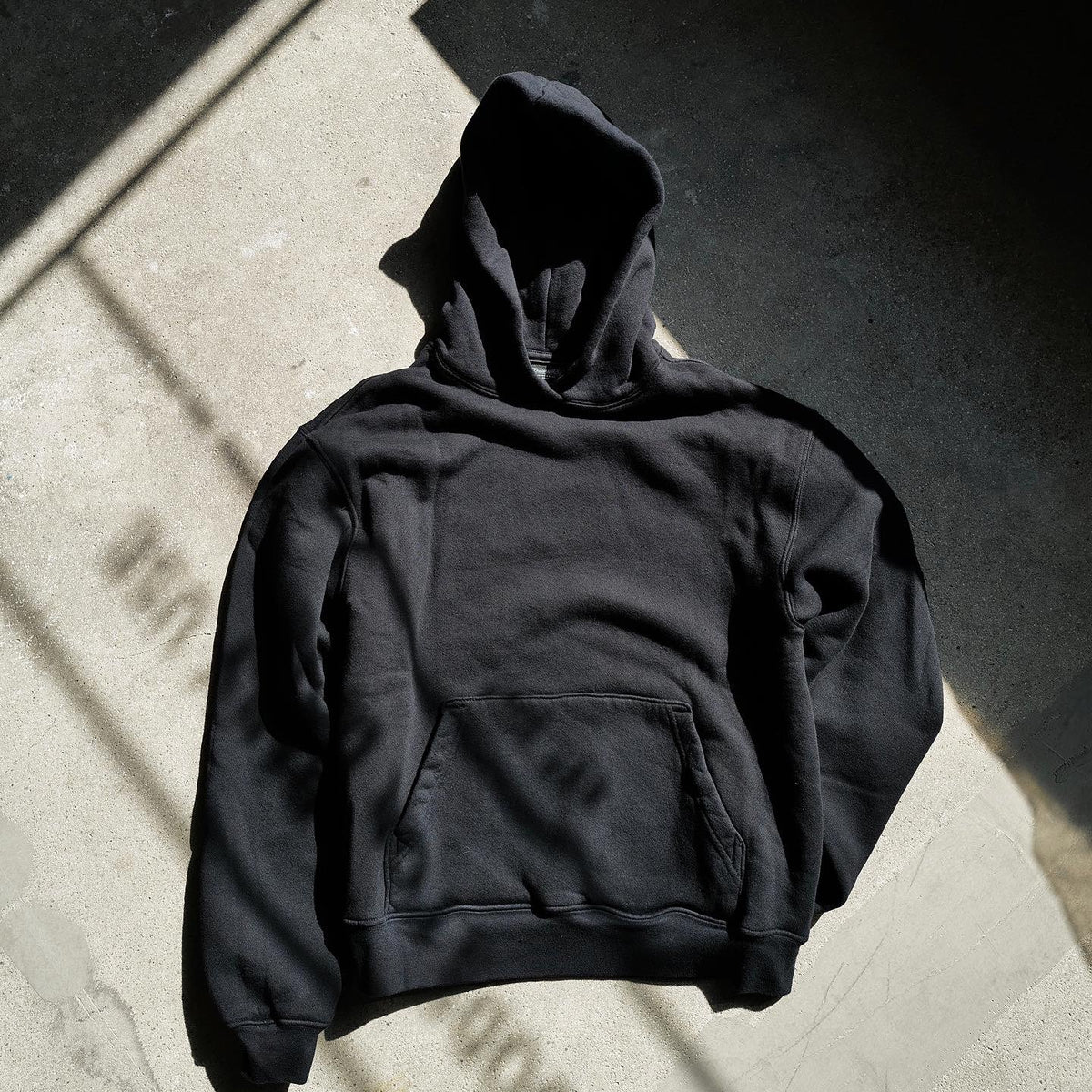 ButterScotch Heavyweight Pull Over Hoodie Black