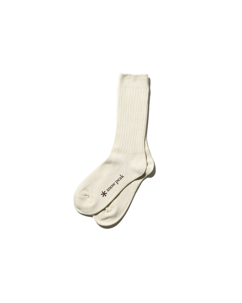 Snow Peak - Recycled Cotton Socks - Ecru