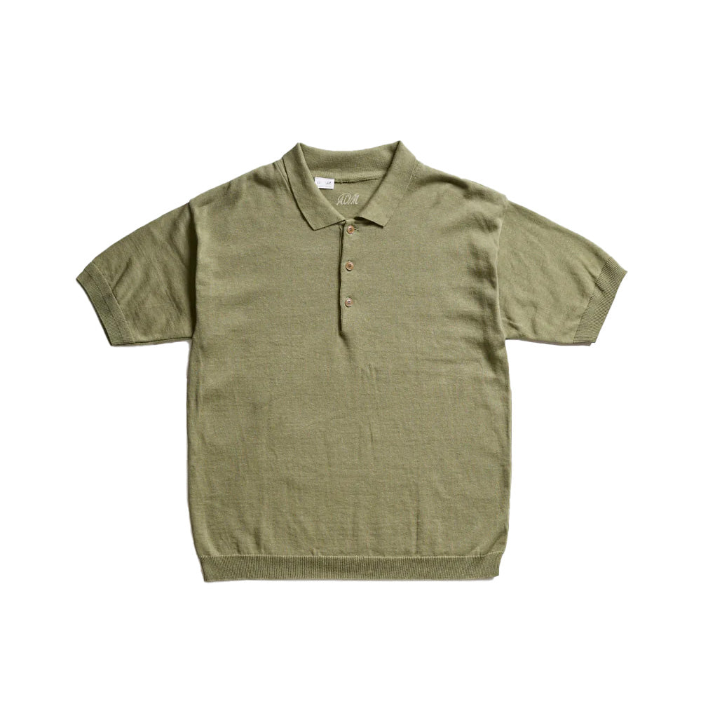 Addict Clothes - Short Sleeve Polo - Faded Green