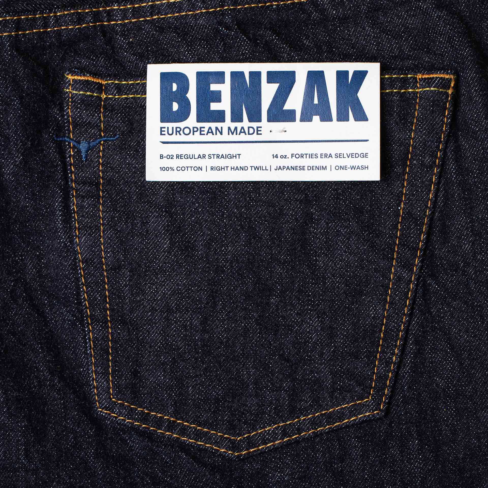 Benzak Denim Developers - B-02 Regular Straight - 14 oz. Forties Era Selvedge