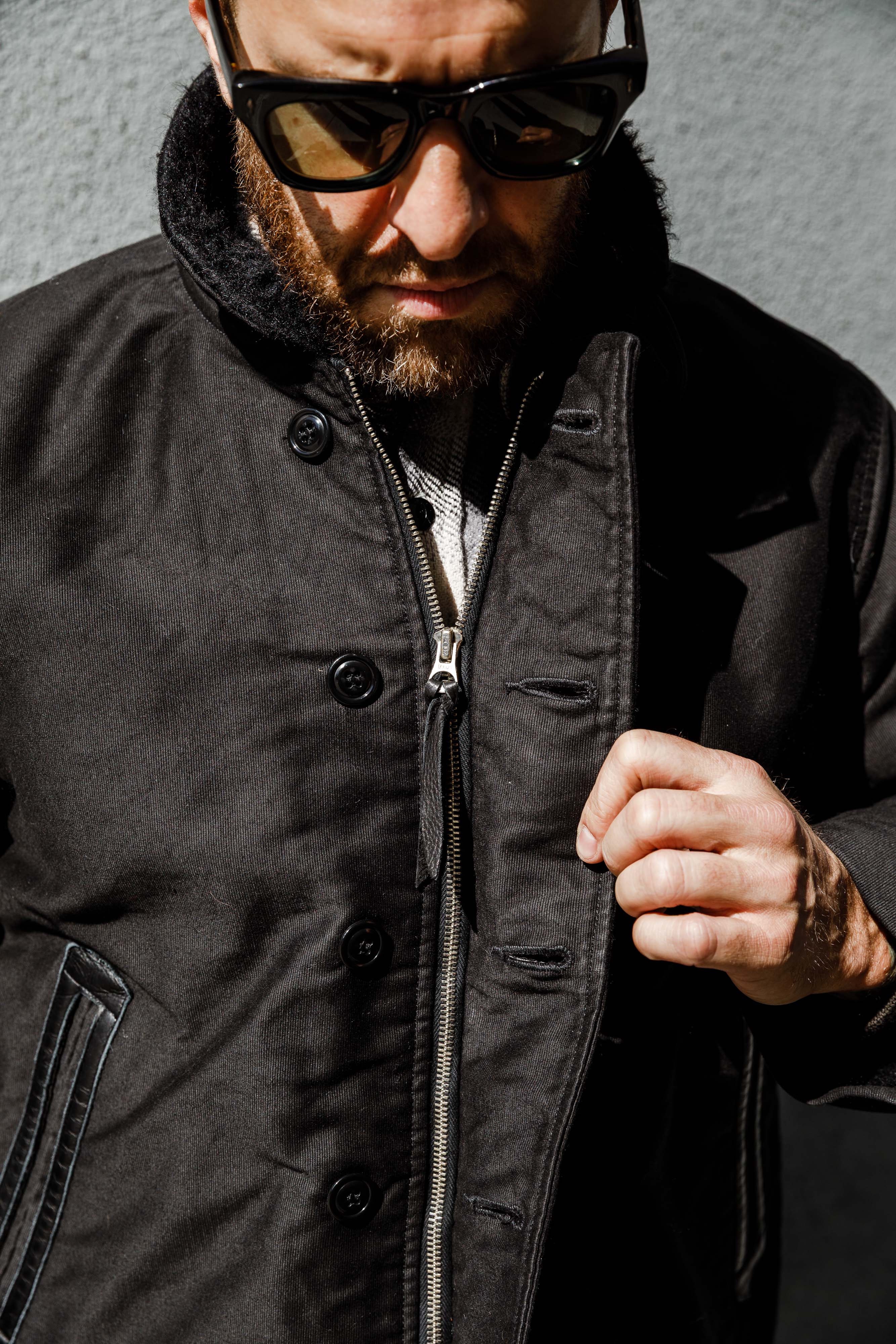 トロフィークロージング　N1デッキジャケット　サイズ36 Trophy Clothing - N-1 Mfg Jacket - Black