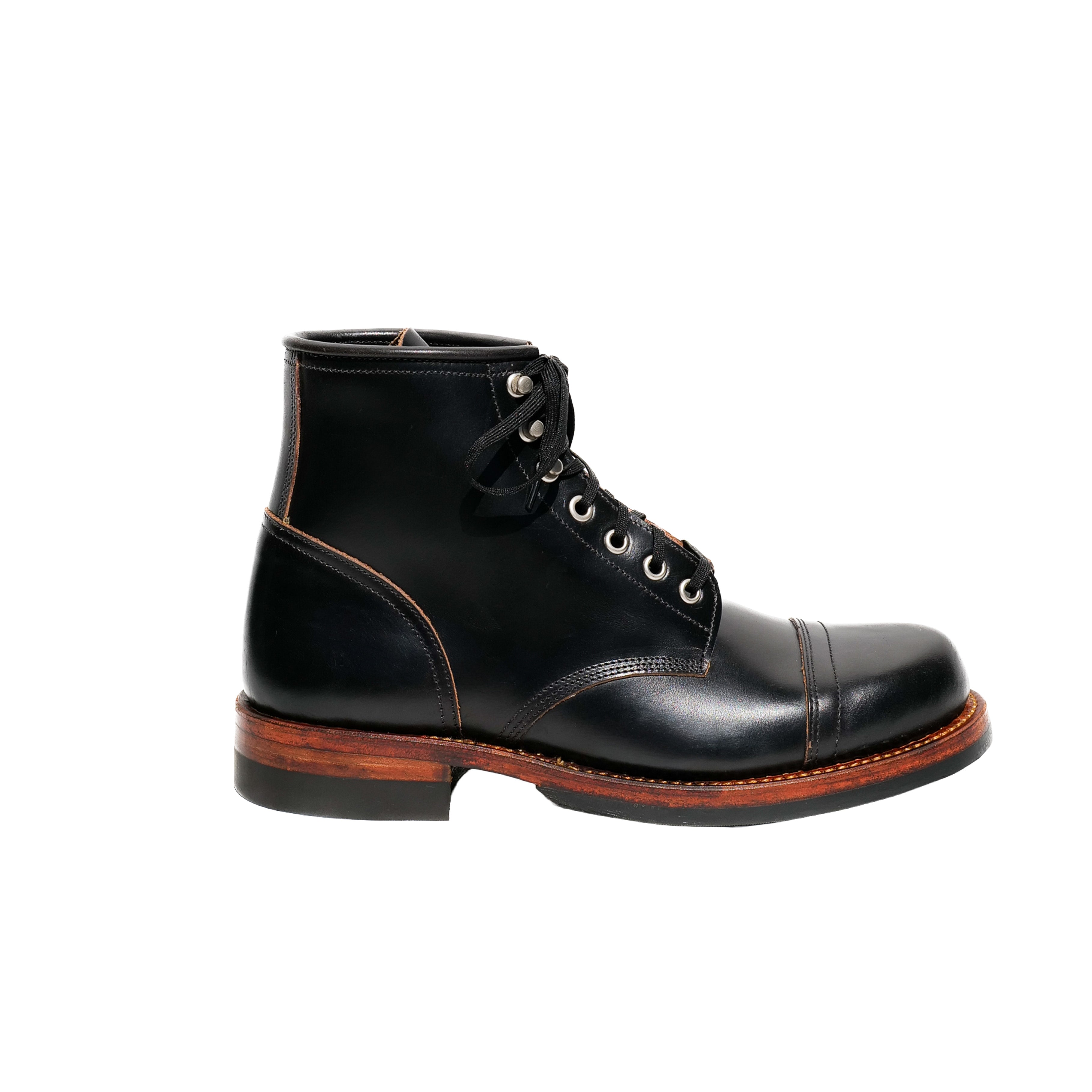 ButterScotch Boots - Bronx - Black Chromexcel - Cap Toe