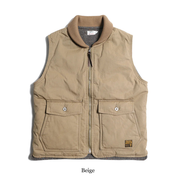 トップス Brook Big Pocket Nylon Vest brown 値下げ可 Brown)Brook Big Pocket Nylon Vest L