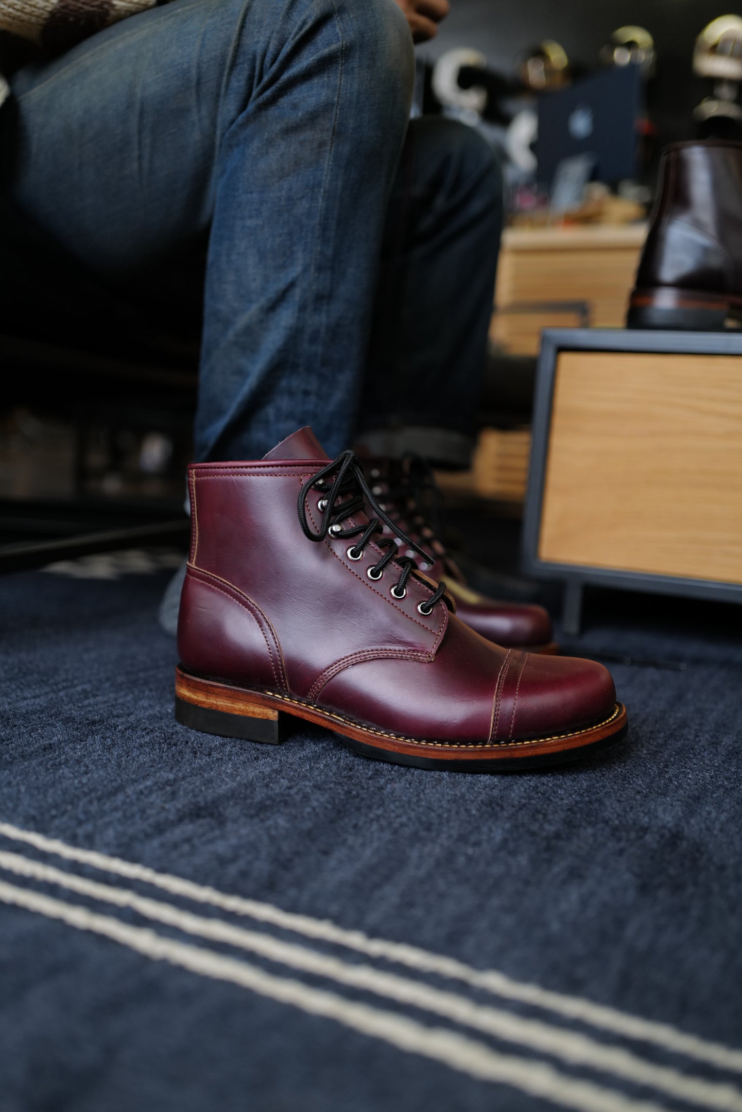 ButterScotch Boots - Bronx - Color 8 Chromexcel - Cap Toe