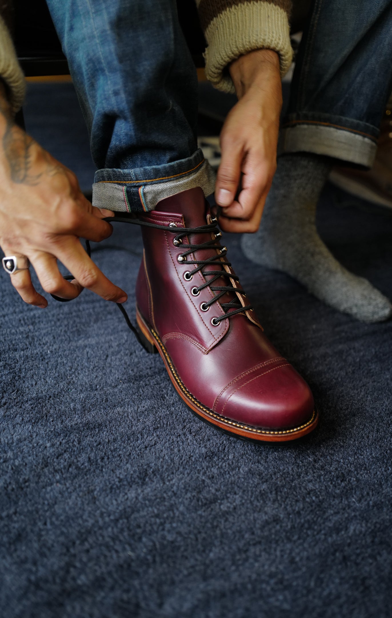 ButterScotch Boots - Bronx - Color 8 Chromexcel - Cap Toe