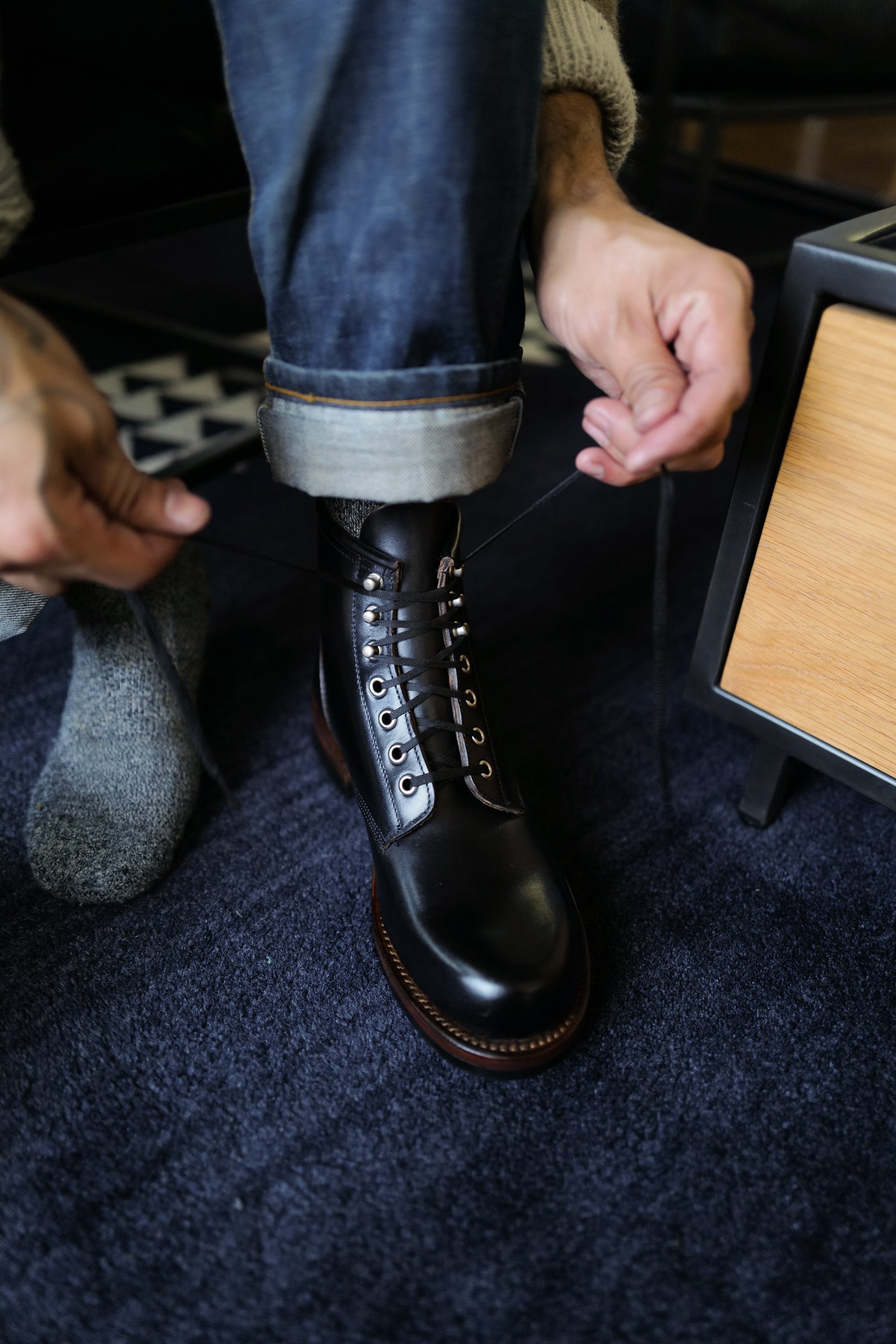 ButterScotch Boots - Bronx - Black Chromexcel