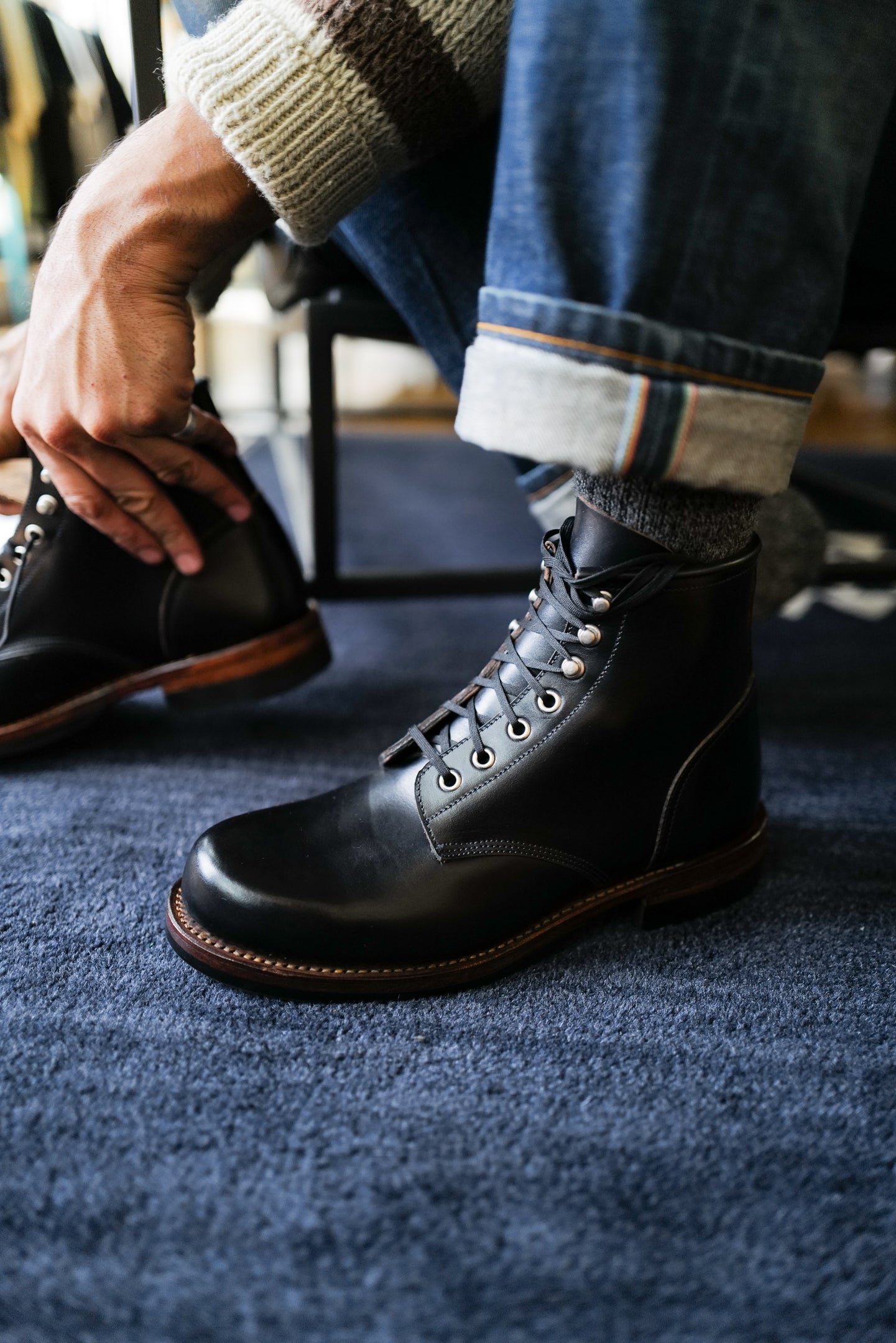 ButterScotch Boots - Bronx - Black Chromexcel