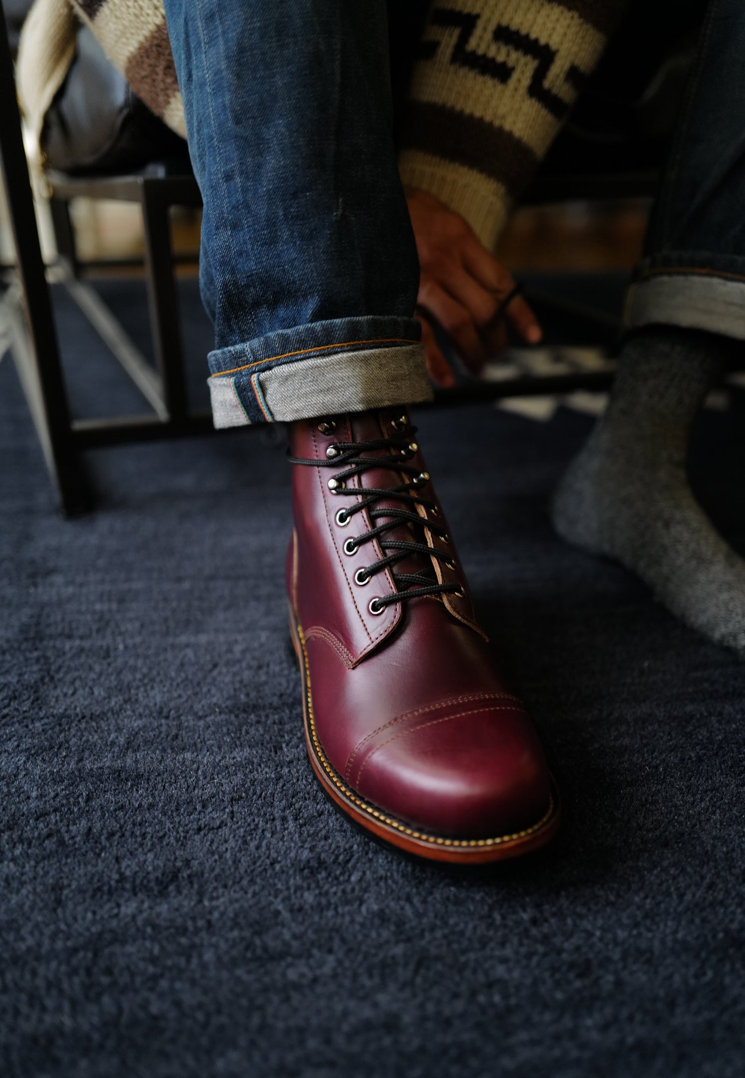 ButterScotch Boots - Bronx - Color 8 Chromexcel - Cap Toe