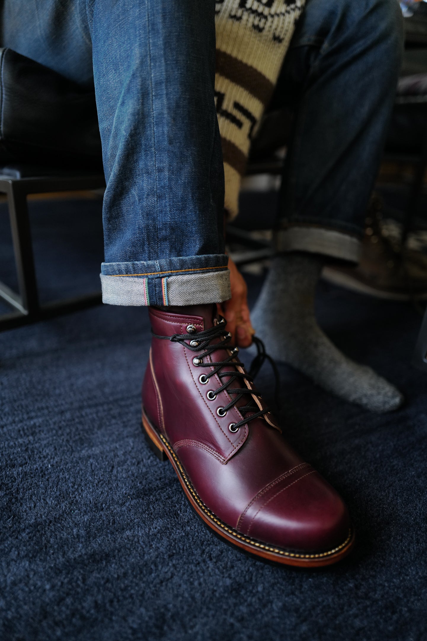 ButterScotch Boots - Bronx - Color 8 Chromexcel - Cap Toe