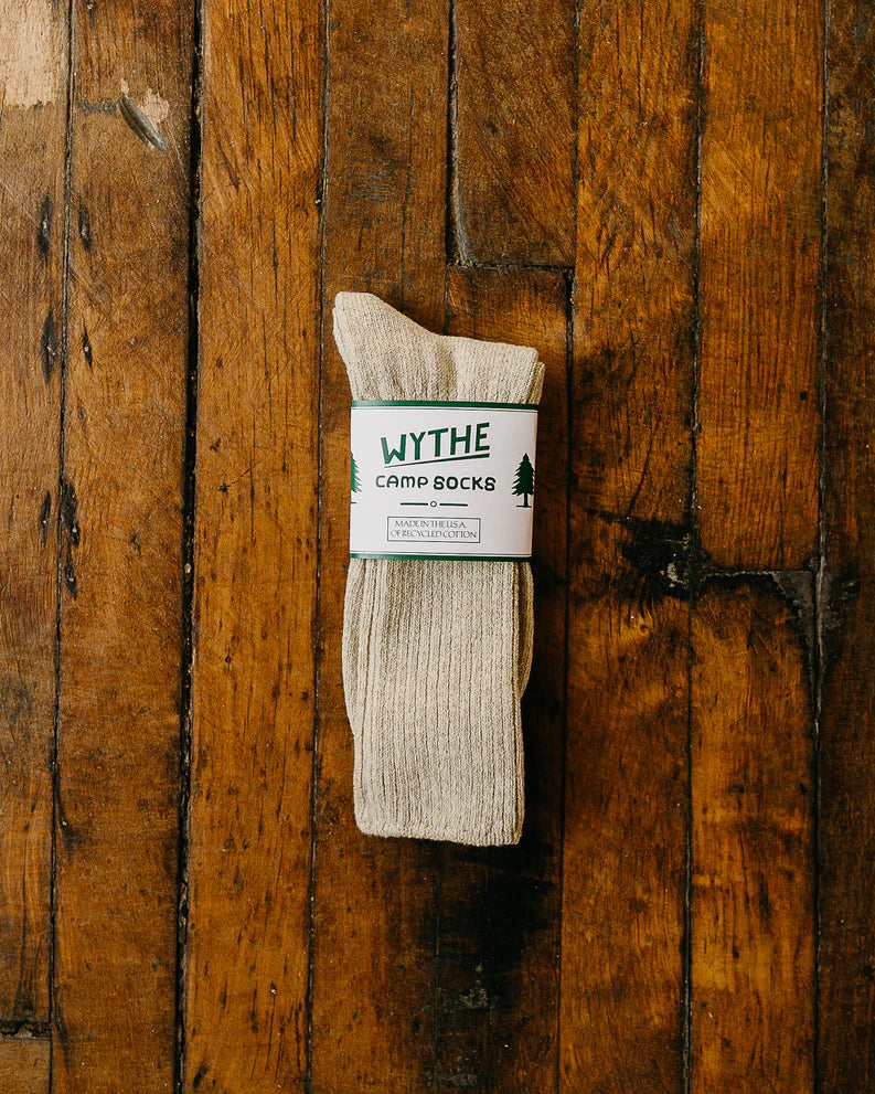 Wythe  - Recycled Cotton Camp Socks