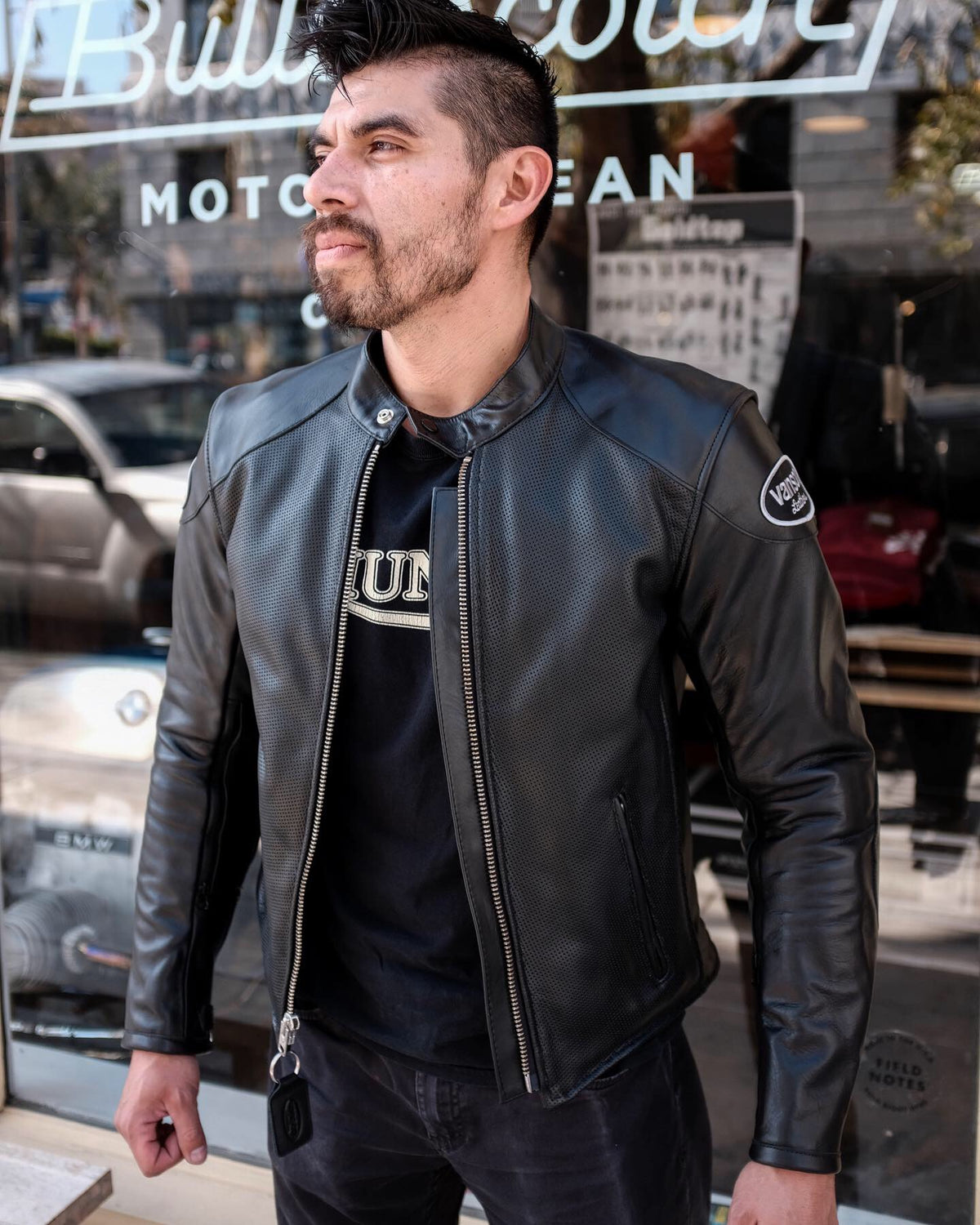 Vanson - DRAC - Perforated Z150 - Black