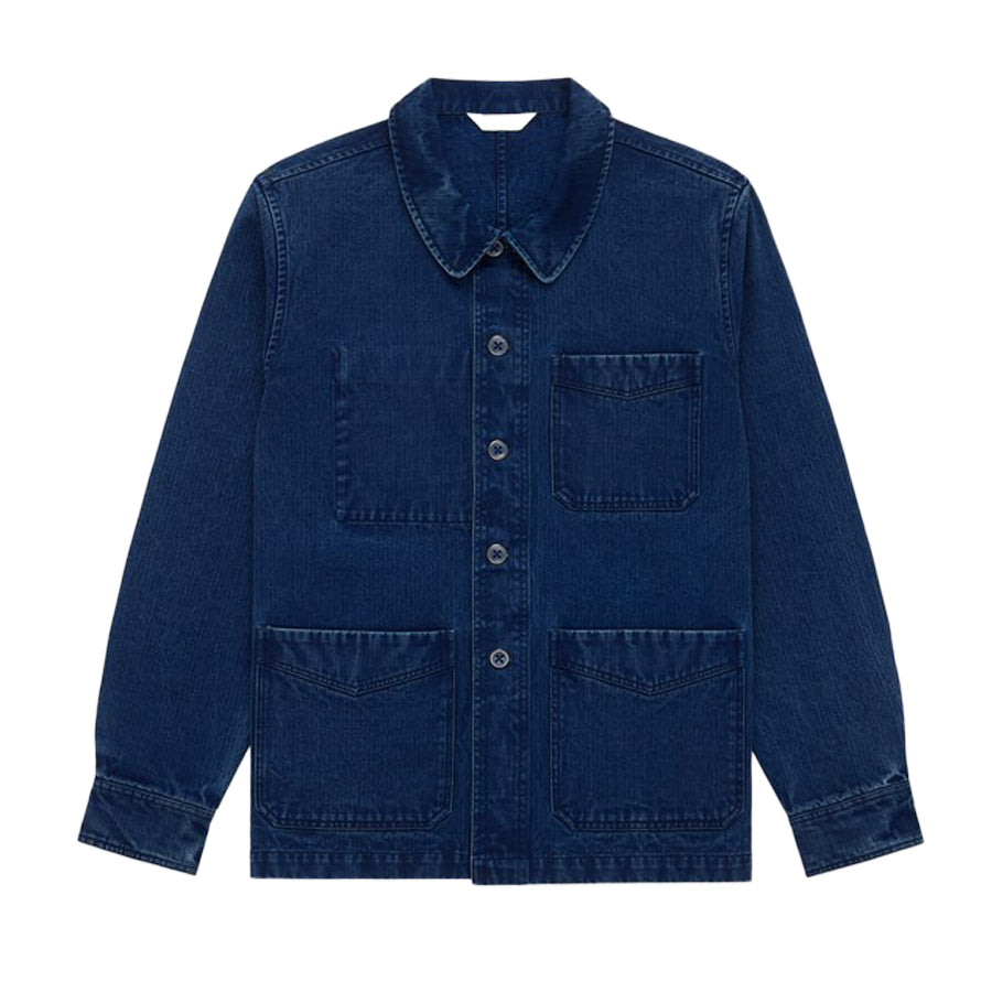 3sixteen - French Work Jacket - Indigo HBT