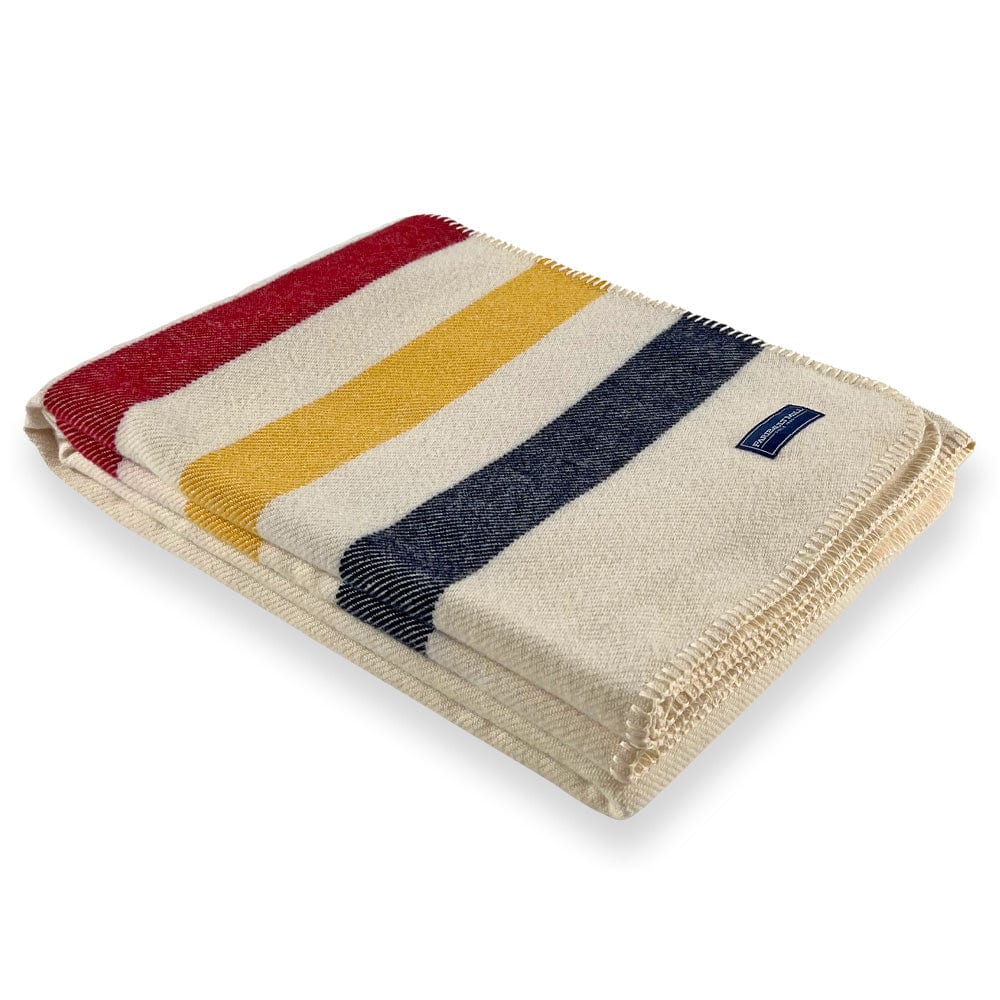 Faribault Mill - Frontier Wool Throw Blanket - Natural