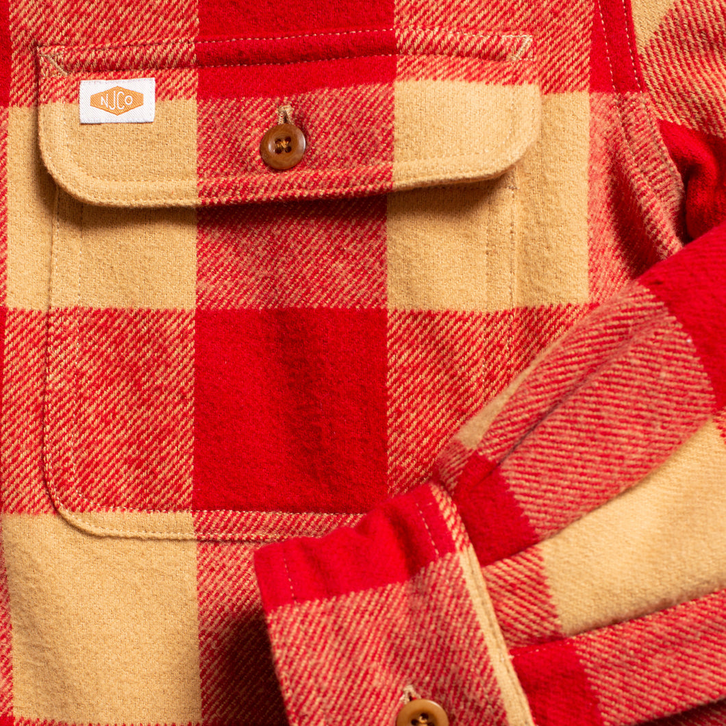 Nudie - Glenn Padded Check - Shirt Red – ButterScotch LB