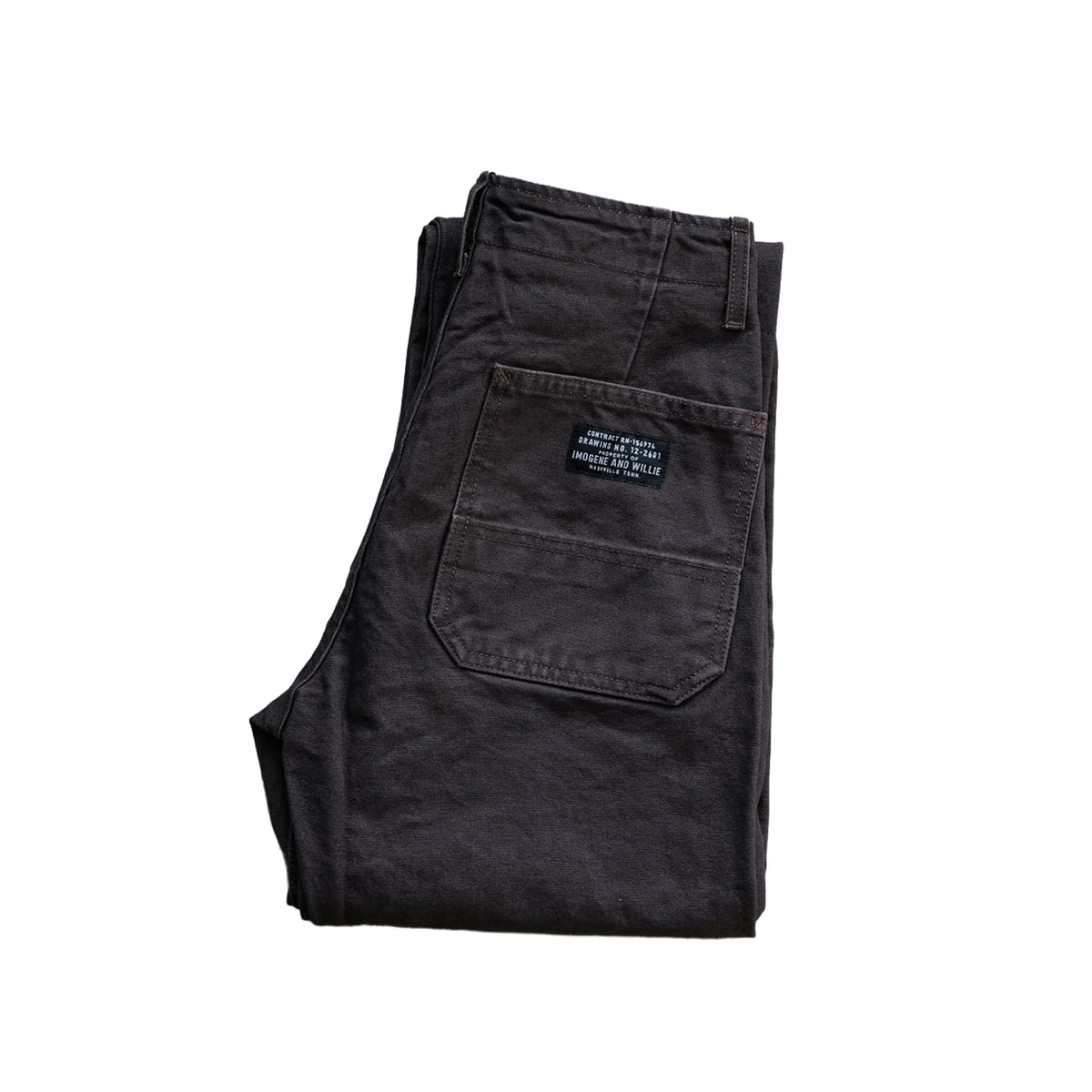 imogene + willie - Hencye Double Knee Pant - Carob