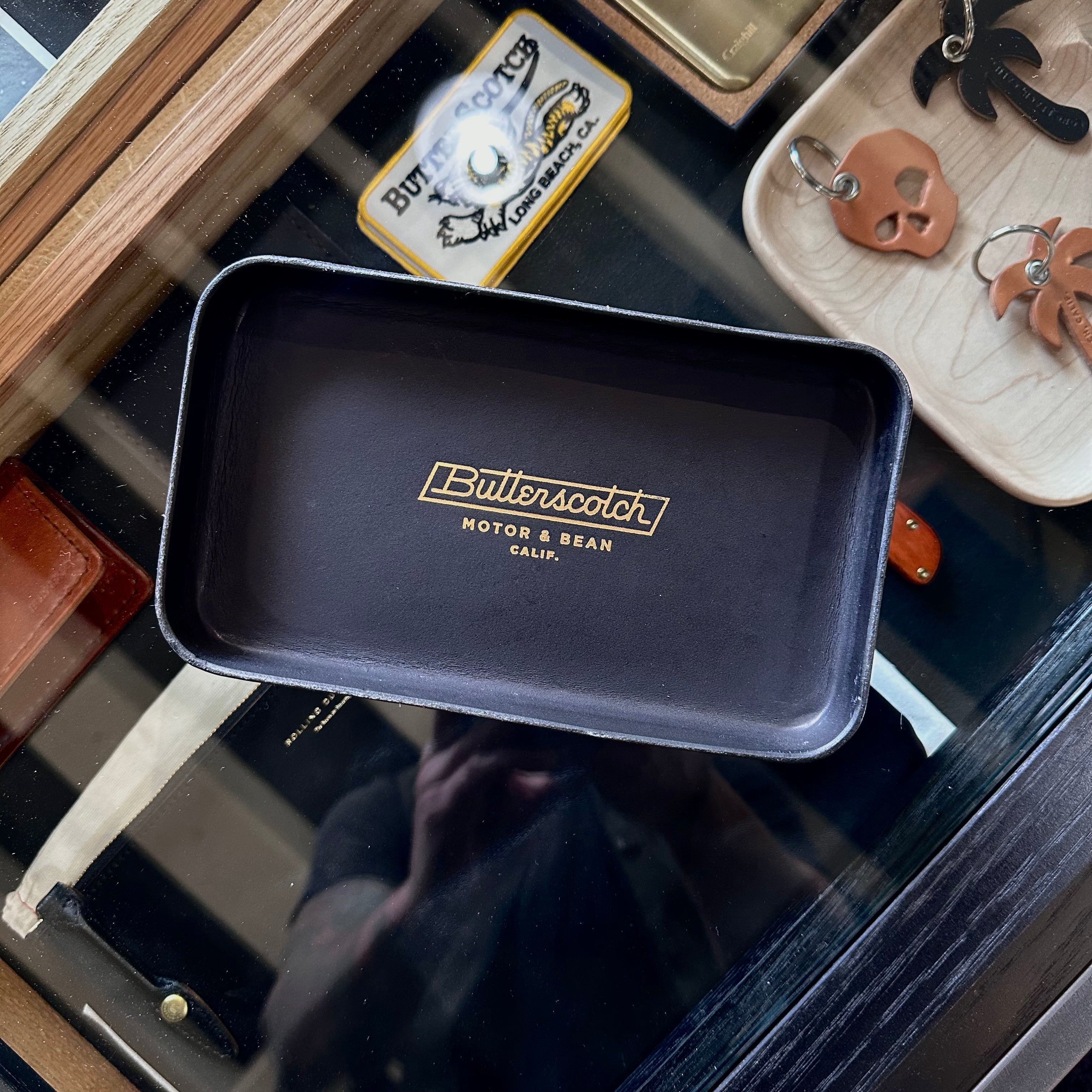 ButterScotch x Billykirk - Leather Valet Tray - Black