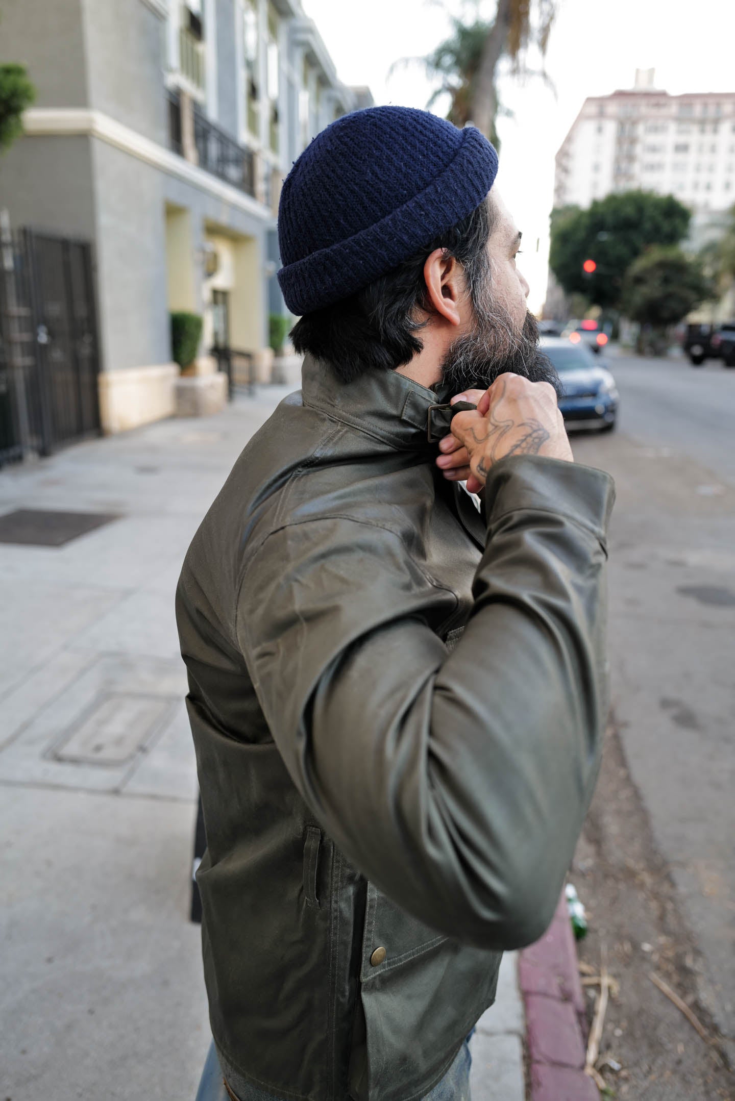 Addict Clothes - Waxed BMC Jacket - Olive