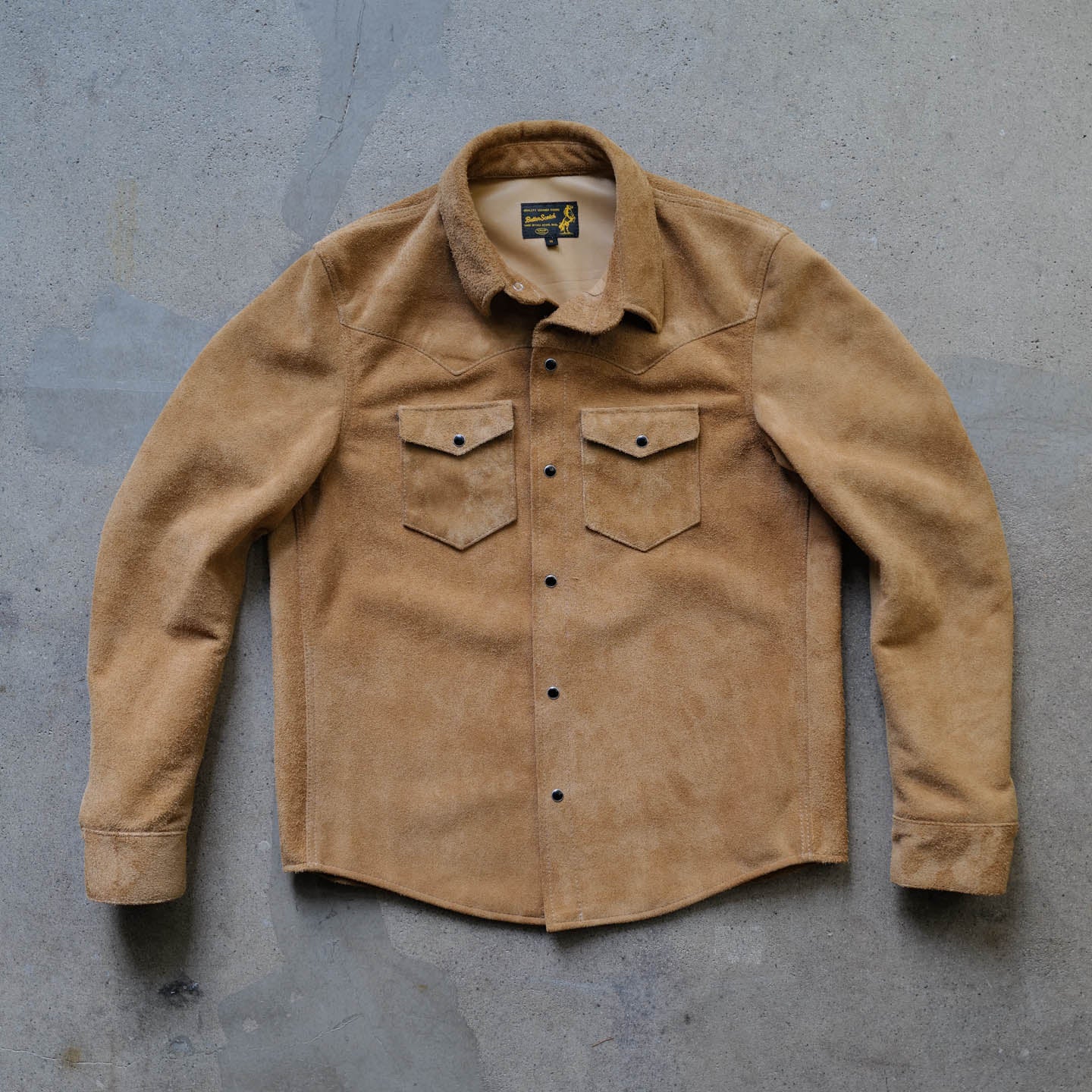 ButterScotch - Rowdy Western Shirt - Tan Roughout