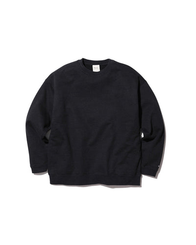 Snow Peak - Recycled Cotton Sweat Crewneck - Black